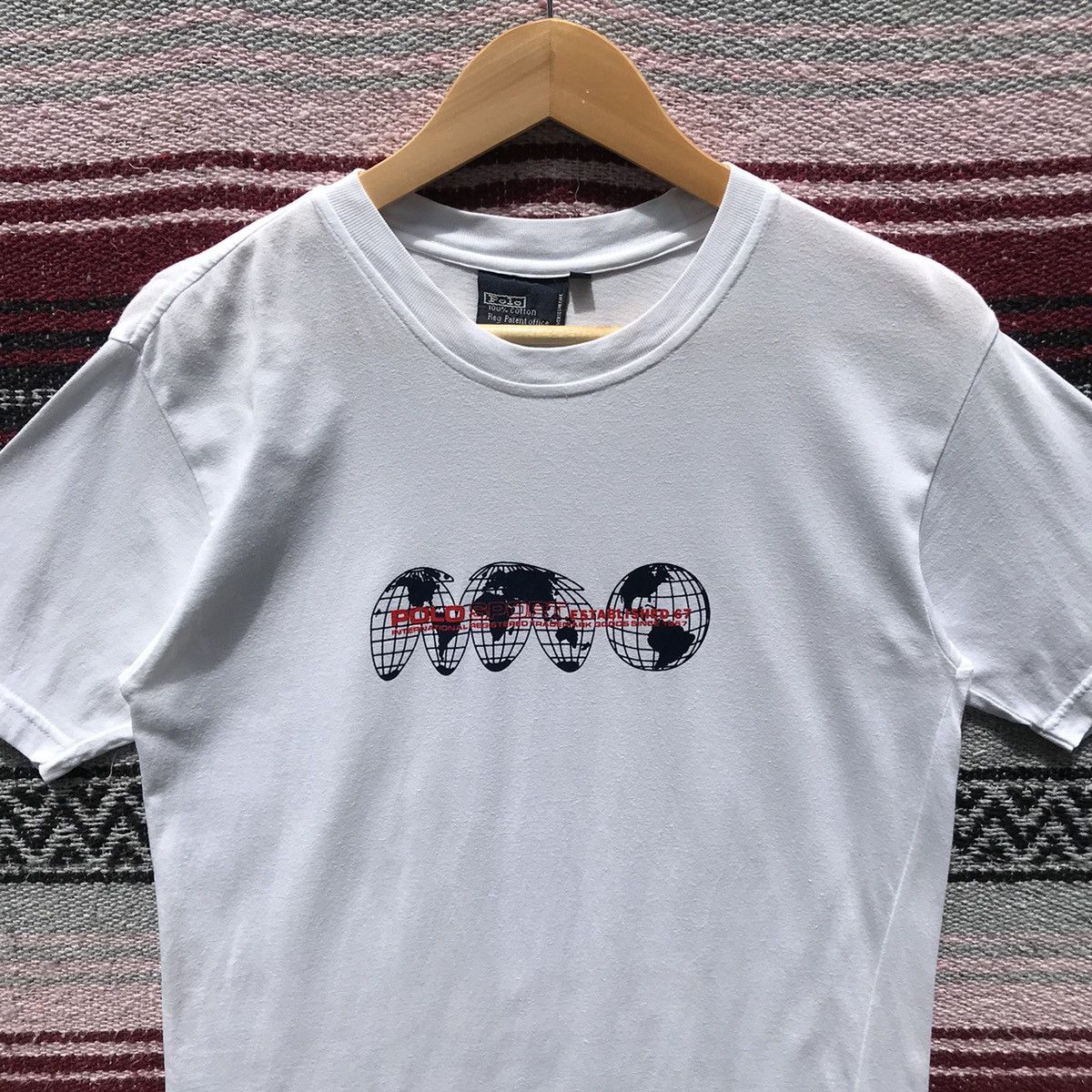 Vintage Vintage Polo Sport .Established 67 Shirt Polo Ralph Lauren Size US S / EU 44-46 / 1 - 5 Thumbnail