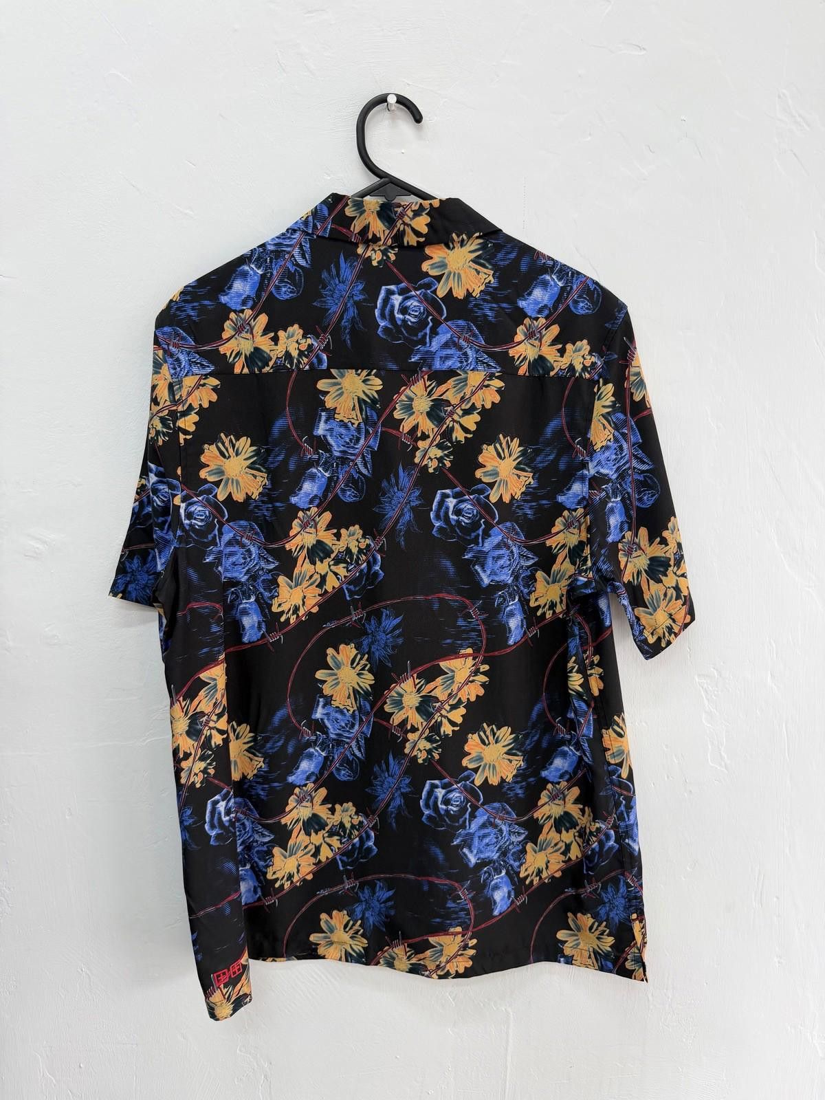 Ksubi new ksubi medium short sleeve resort shirt hyperflower blue Size US M / EU 48-50 / 2 - 4 Thumbnail