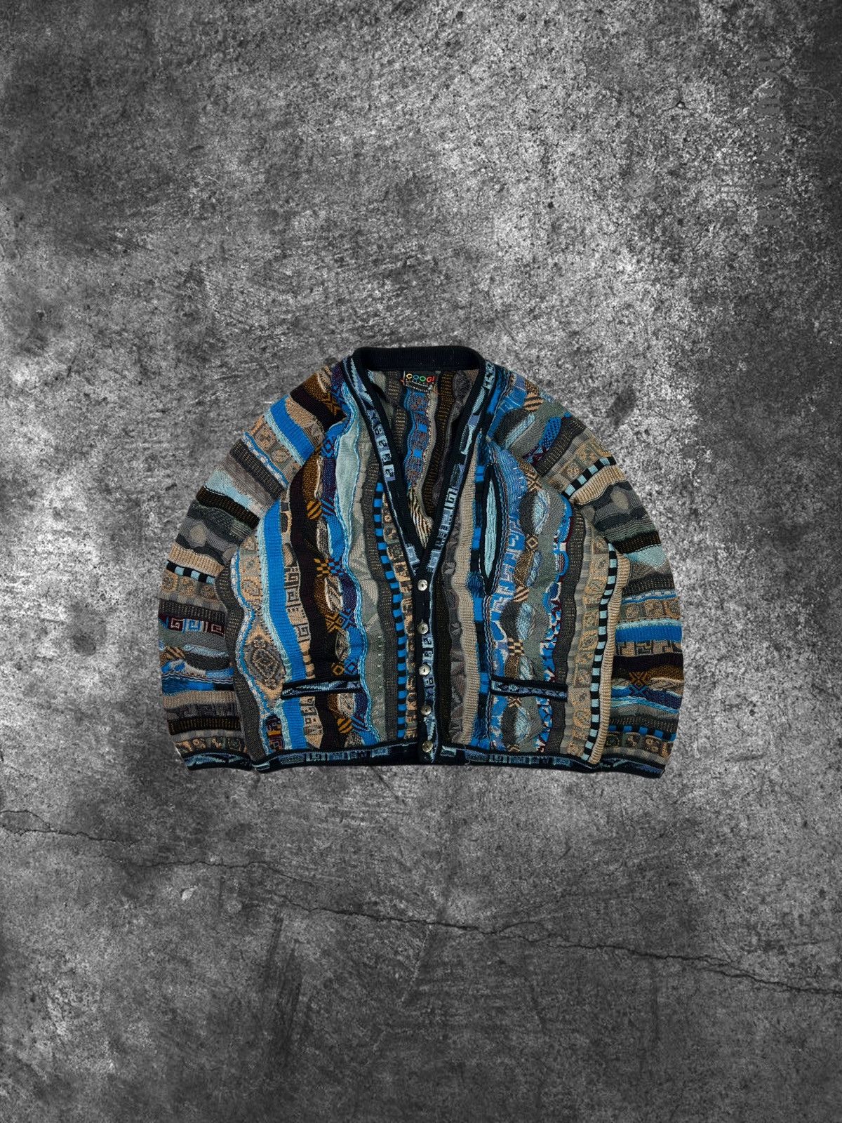 Coogi Coogi vintage sweater knit wear cardigan australia wool 90 Size US XL / EU 56 / 4 - 1 Thumbnail