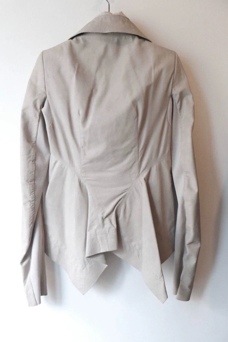 Rick Owens Rick Owens Swallow-tailed naska leather jacket in sheepski Size S / US 4 / IT 40 - 4 Thumbnail