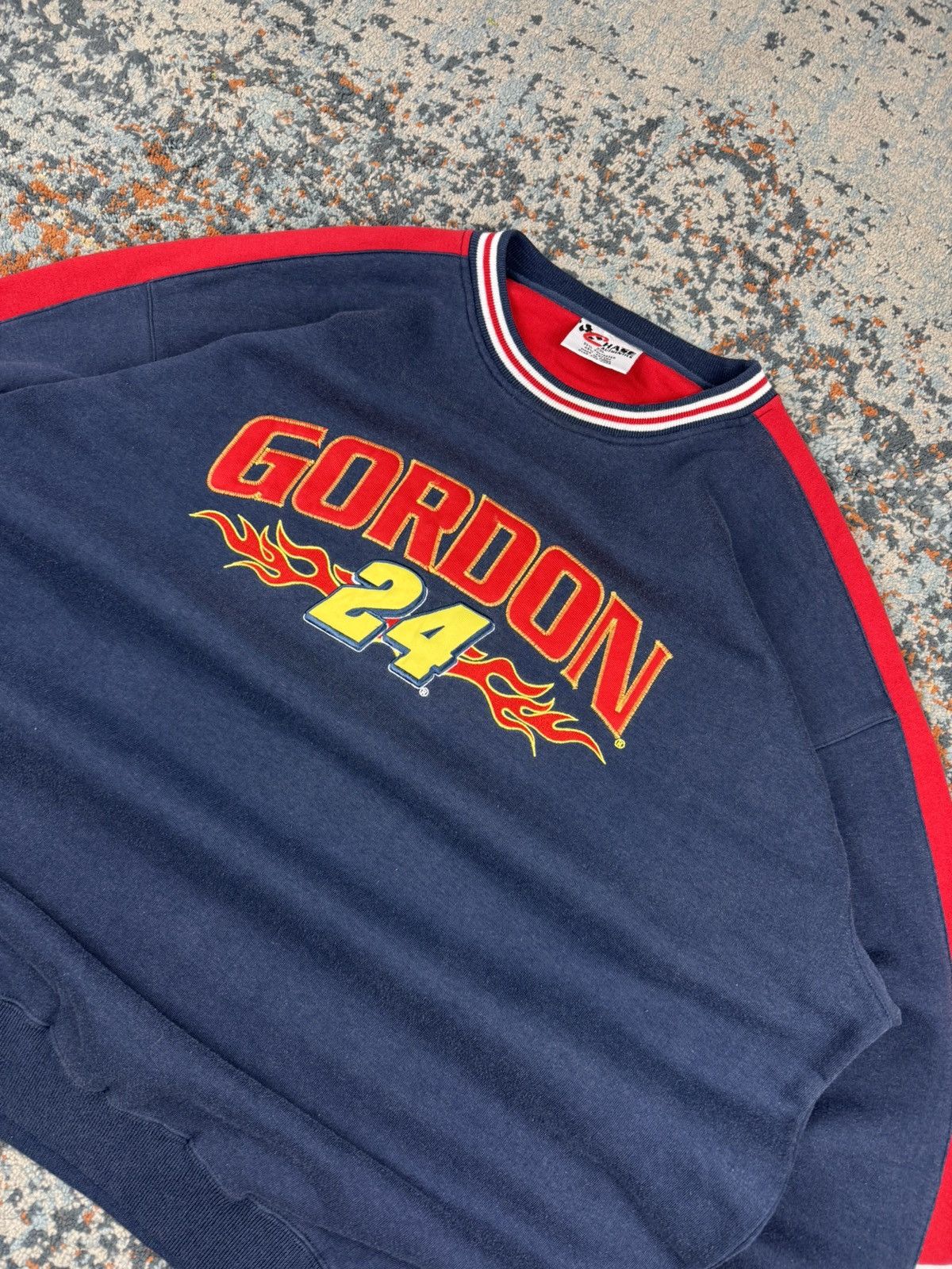 Chase Authentics × NASCAR × Vintage Vintage 90s Chase Authentics NASCAR Gordon 24 sweatshirt Size US XXL / EU 58 / 5 - 3 Thumbnail