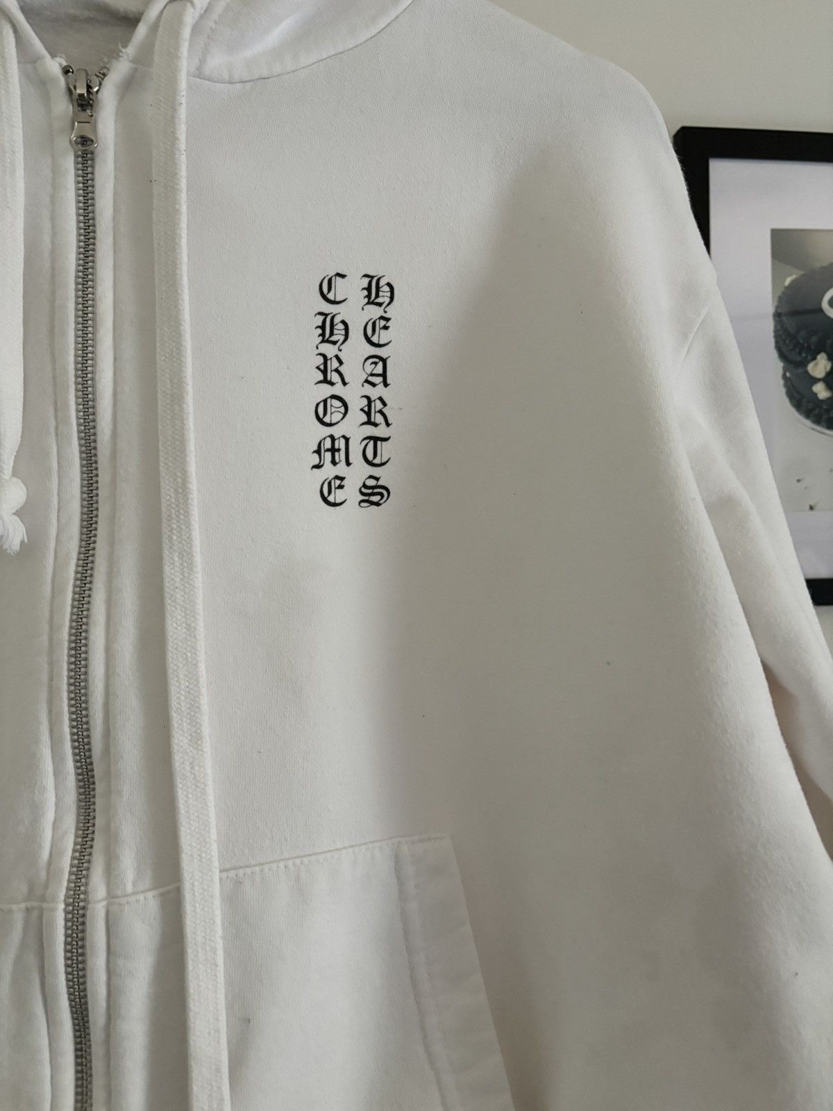 Chrome Hearts WHITE LOGO HOODIE Size US S / EU 44-46 / 1 - 13 Thumbnail