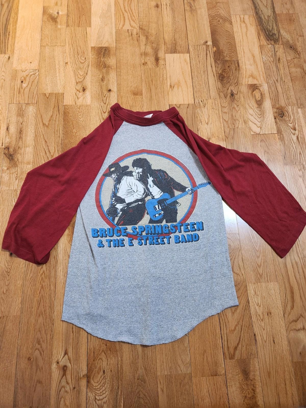 The Unbranded Brand Vintage 80s Bruce Springsteen E Street Band World Tour Tee S Size US S / EU 44-46 / 1 - 1 Thumbnail