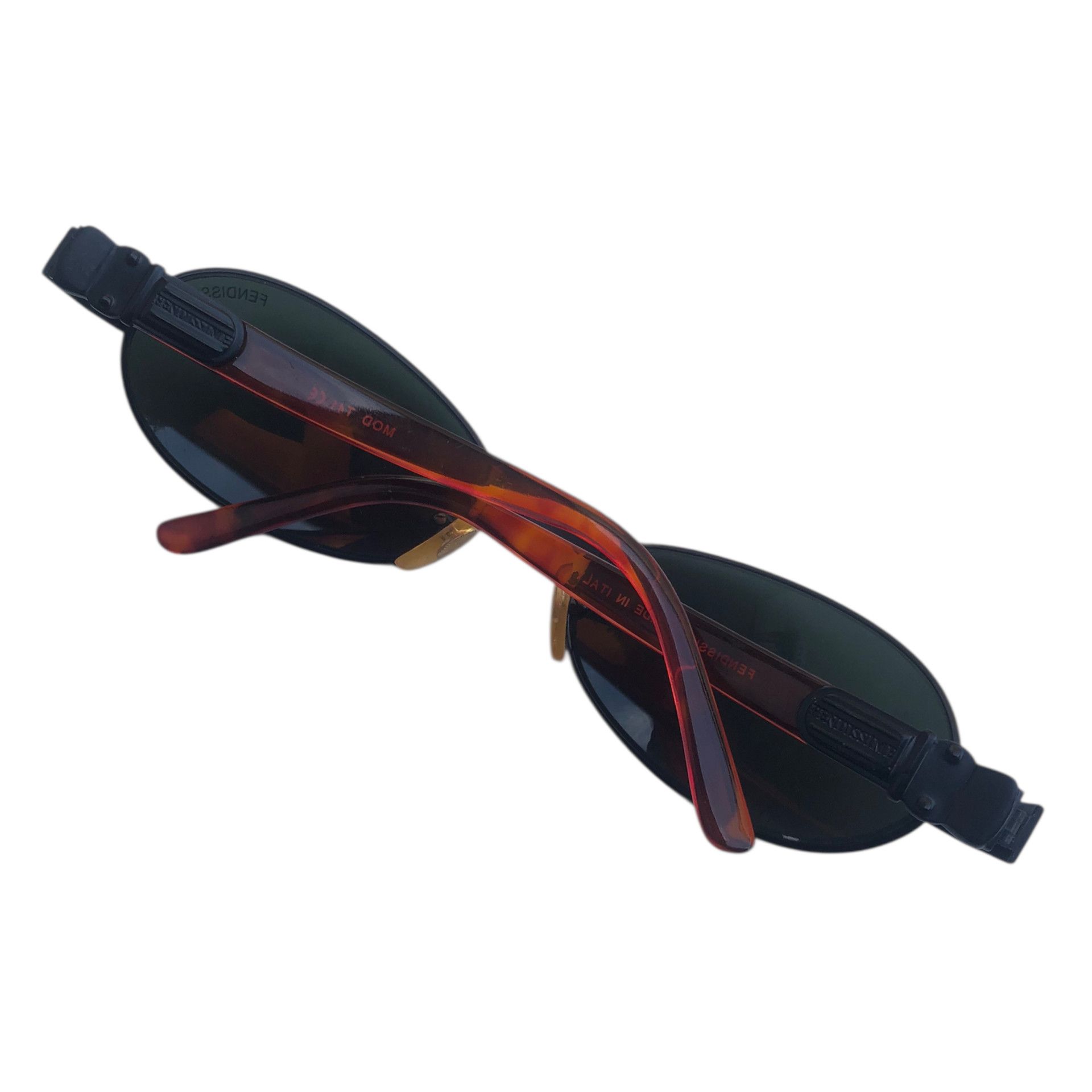 Fendi 🔥Vintage FENDISSIME by FENDI Mod.T41 Oval Gorpcore Eyewear Size ONE SIZE - 3 Thumbnail