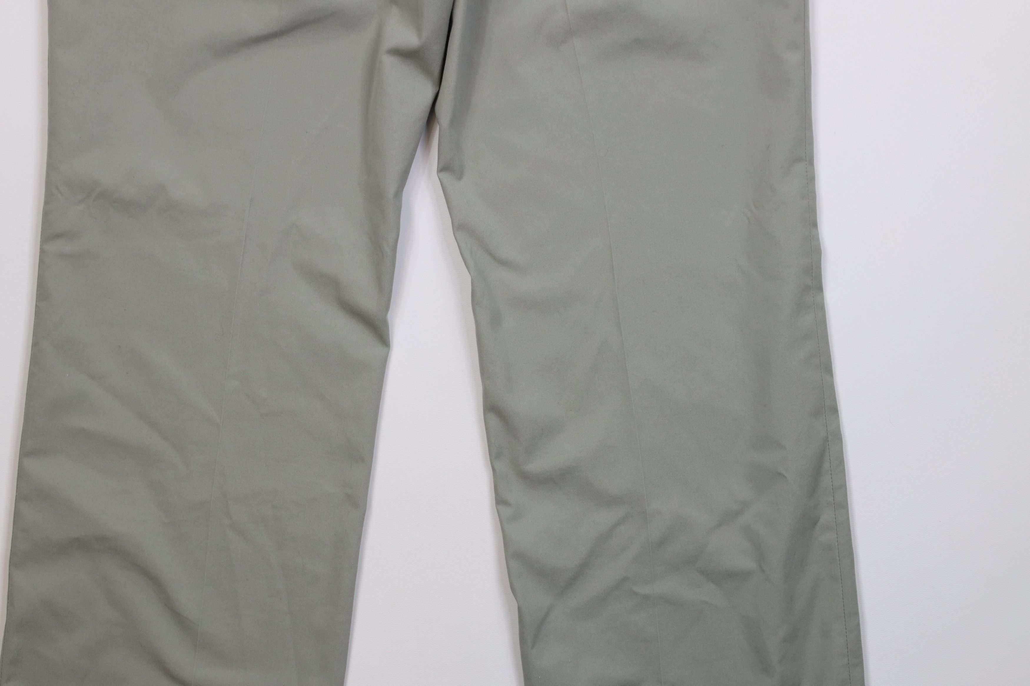 Lands' End Vintage 70s Lands End Wide Leg Chino Pants Light Green USA Size US 34 / EU 50 - 12 Thumbnail