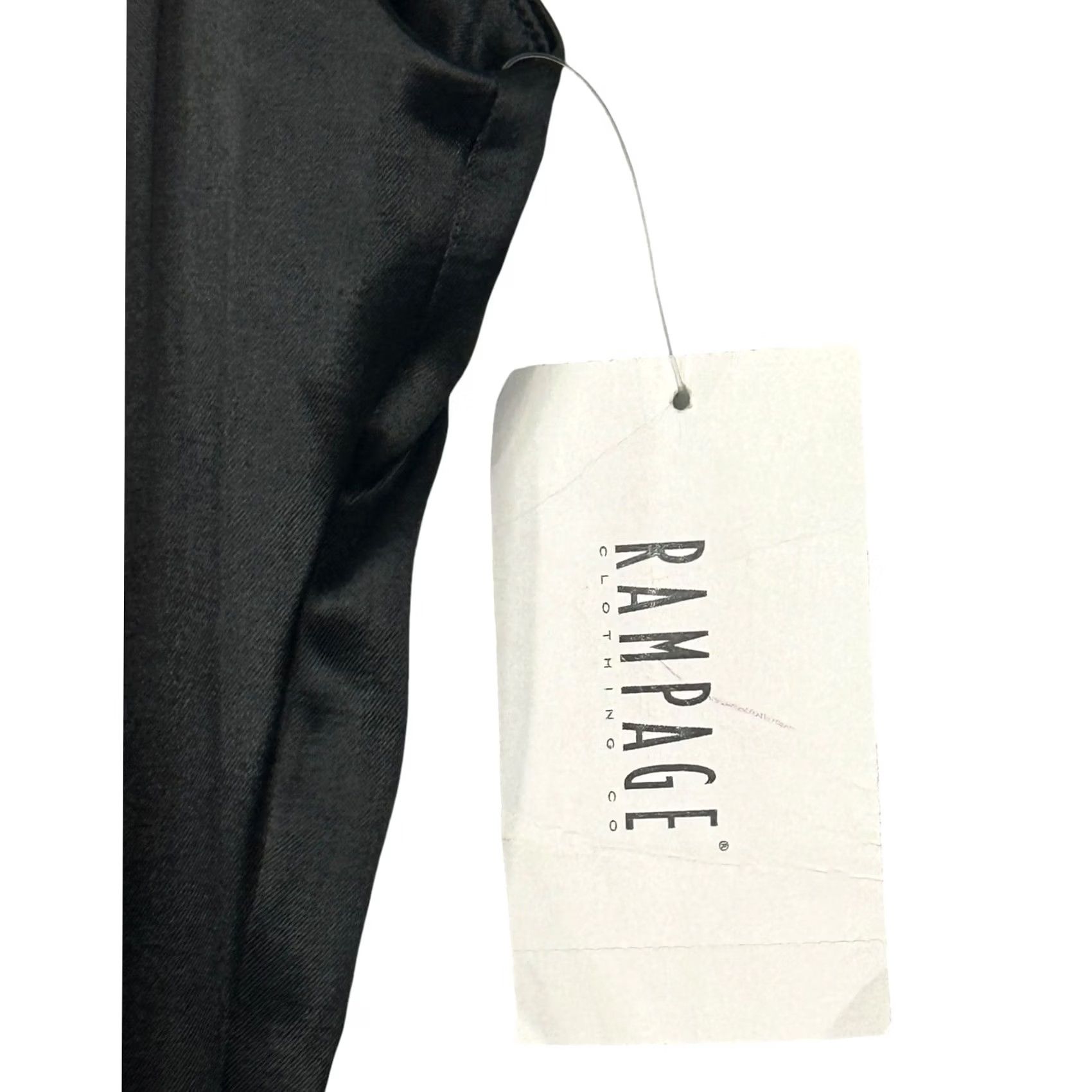 Vintage VINTAGE Rampage Black Satin Sleeveless Mini Shift Dress Square Neck Party Cocktail Women 9 Size M / US 6-8 / IT 42-44 - 6 Thumbnail