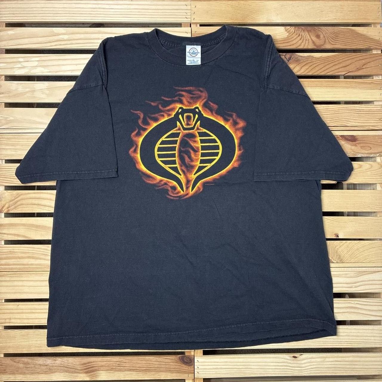 Delta Vintage G.I. Joe Cobra Commander Black Tee Size 2XL | Grailed