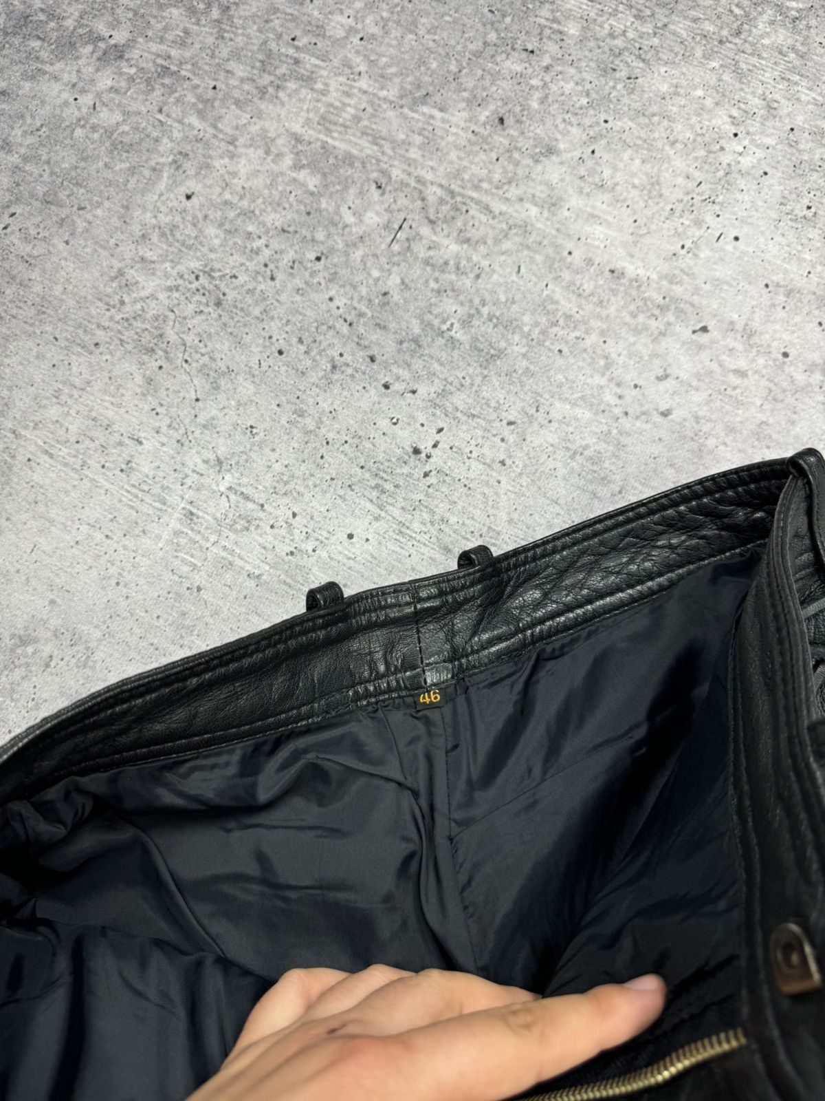 Genuine Leather Vintage 90’s Y2K Style Casual Cowboy Genuine Leather Pants Size US 30 / EU 46 - 14 Thumbnail