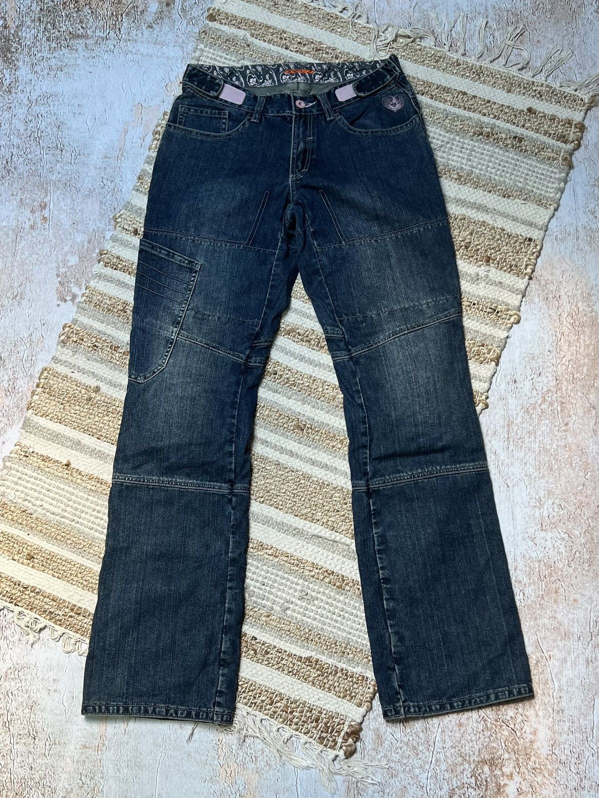 Japanese Brand Vintage Japanese biker denim jeans Size US 30 / EU 46 - 1 Thumbnail