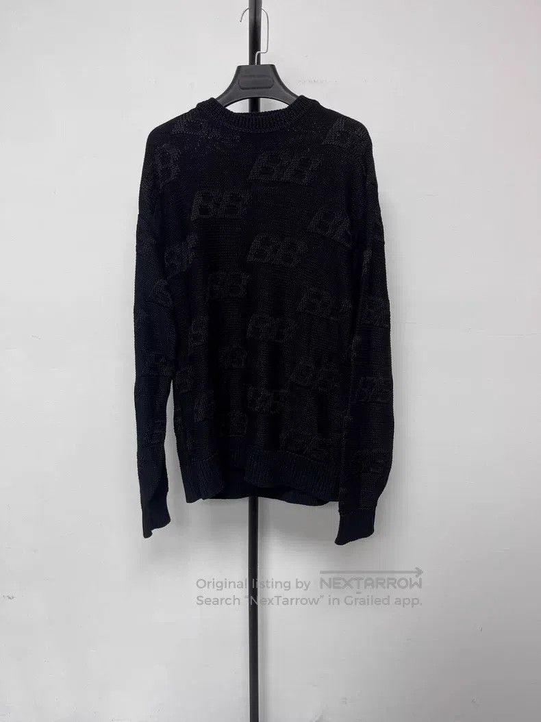 Balenciaga Balenciaga Jacquard Crew Neck Knit Sweater Size US XS / EU 42 / 0 - 1 Thumbnail