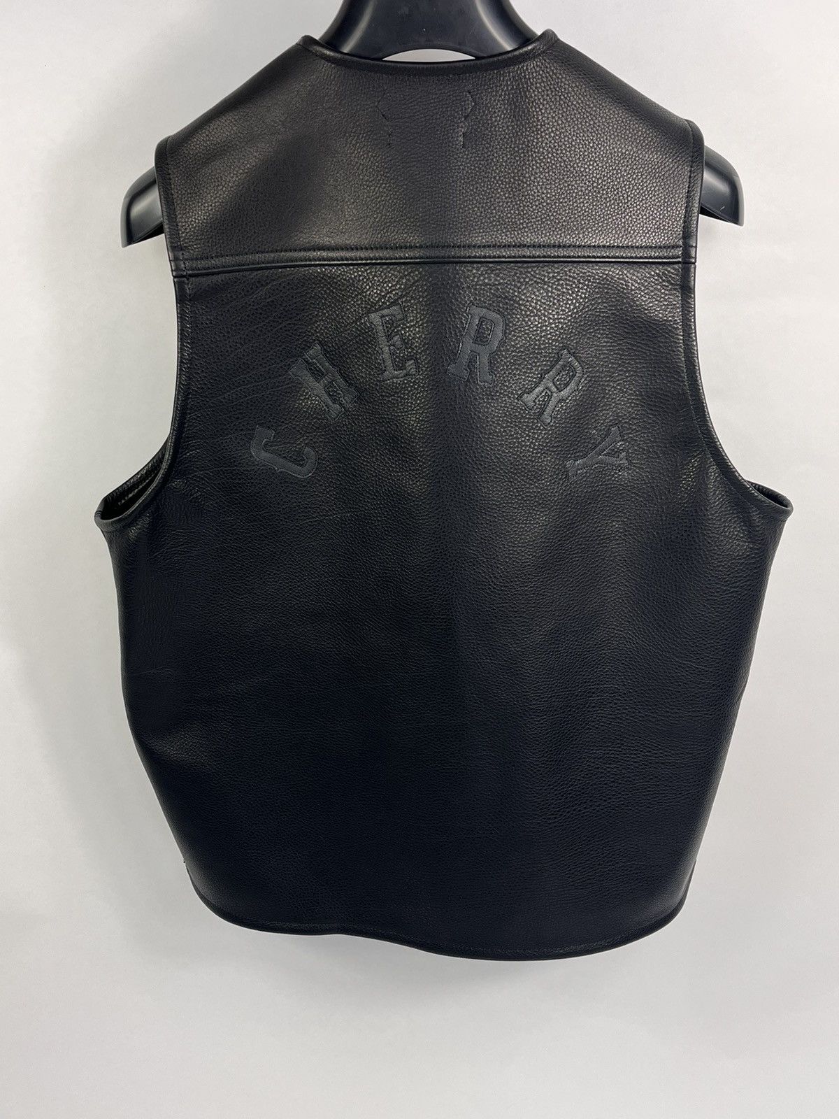 Cherry LA LEATHER BIKER VEST Size US XL / EU 56 / 4 - 2 Thumbnail
