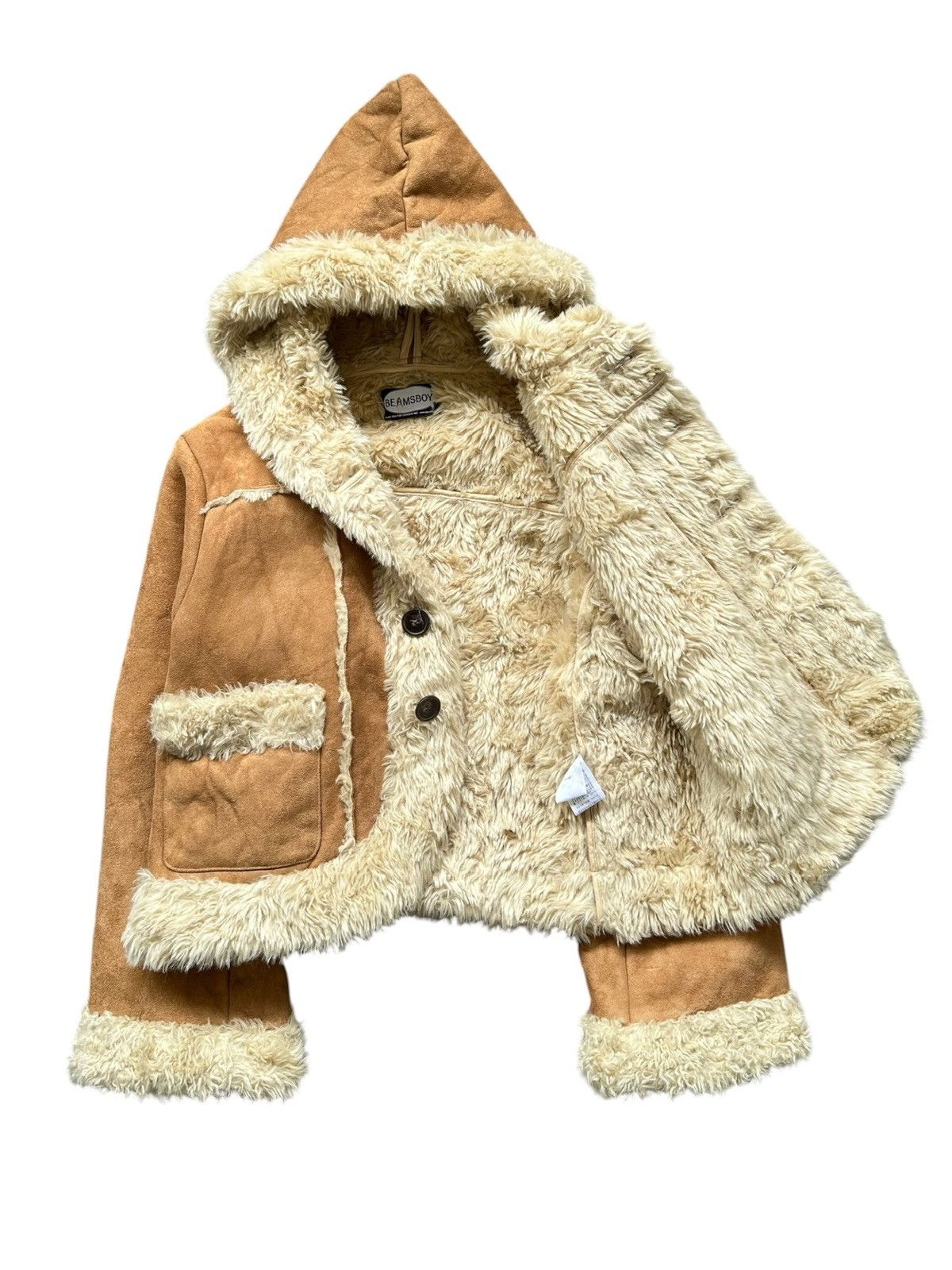 Beams Japan 00's Beams shearling jacket Size US S / EU 44-46 / 1 - 5 Thumbnail