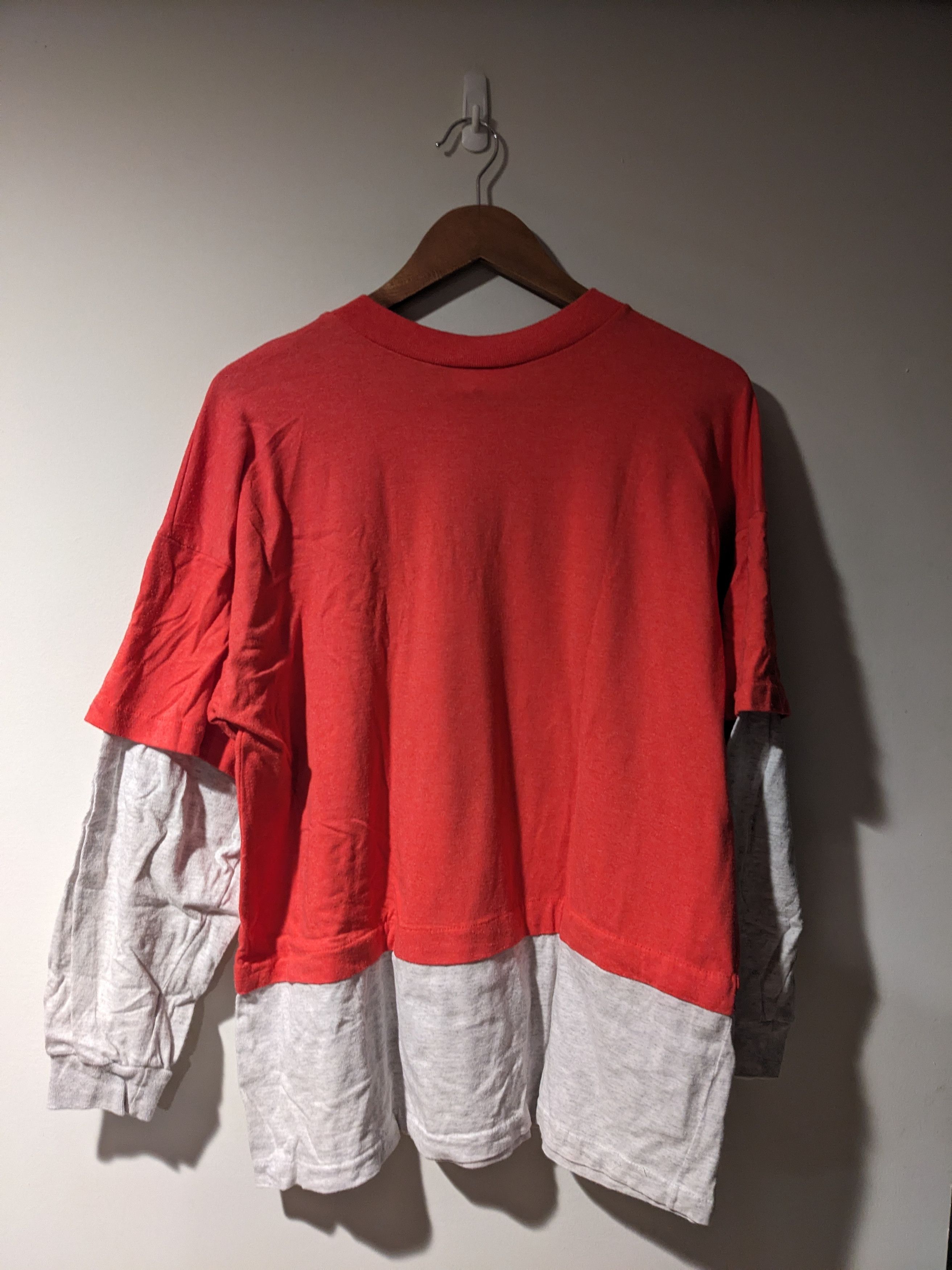 No Fear × Vintage Vintage 90s Never Over Tired Not Long-Sleeve T-Shirt Size US XL / EU 56 / 4 - 8 Thumbnail