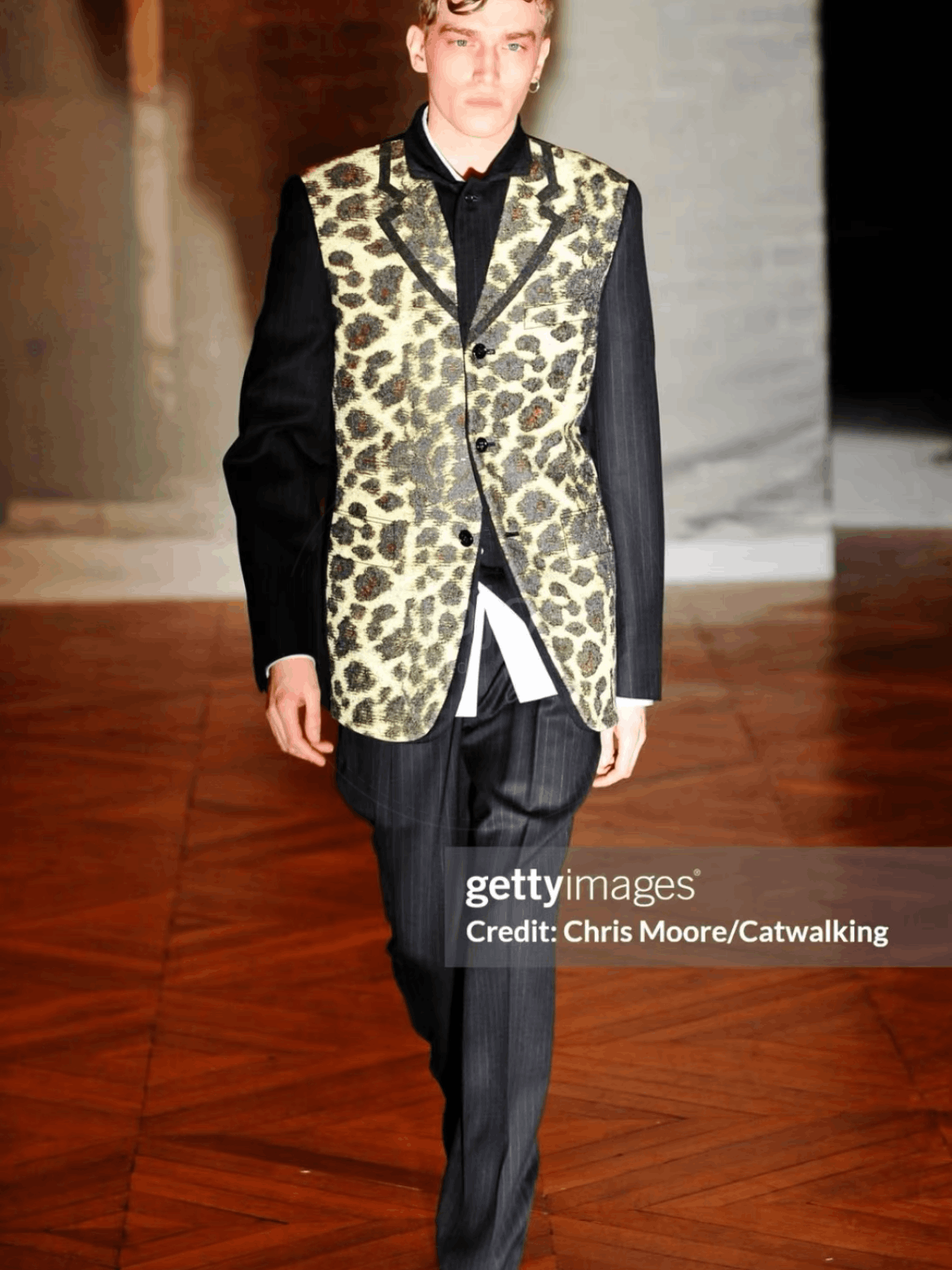 Comme Des Garcons Homme Plus 09AW Runway Leopard Jacket