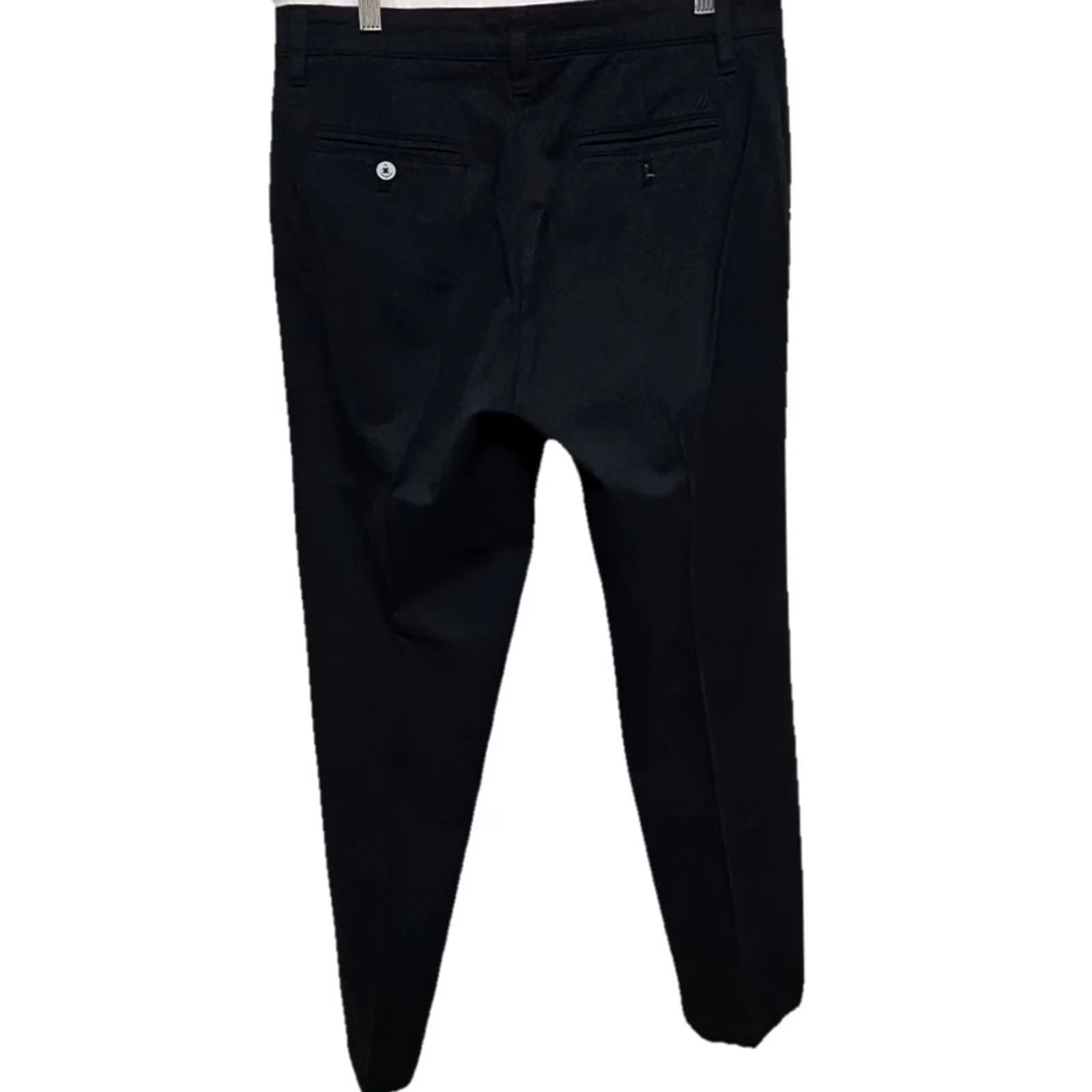 Nautica Nautica Black Stretch Pants Classic Fit Men 30x30 Chino Cotton Casual) Size US 30 / EU 46 - 4 Thumbnail