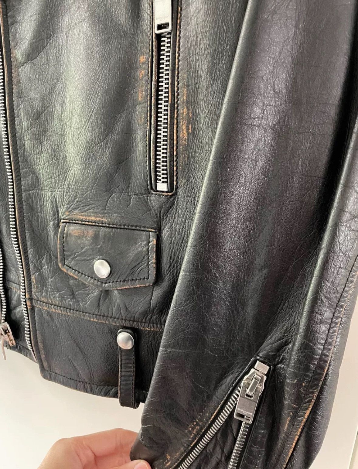 Saint Laurent Paris × Yves Saint Laurent Saint Laurent No smoking Leather Clothing Jacket Size US S / EU 44-46 / 1 - 6 Thumbnail