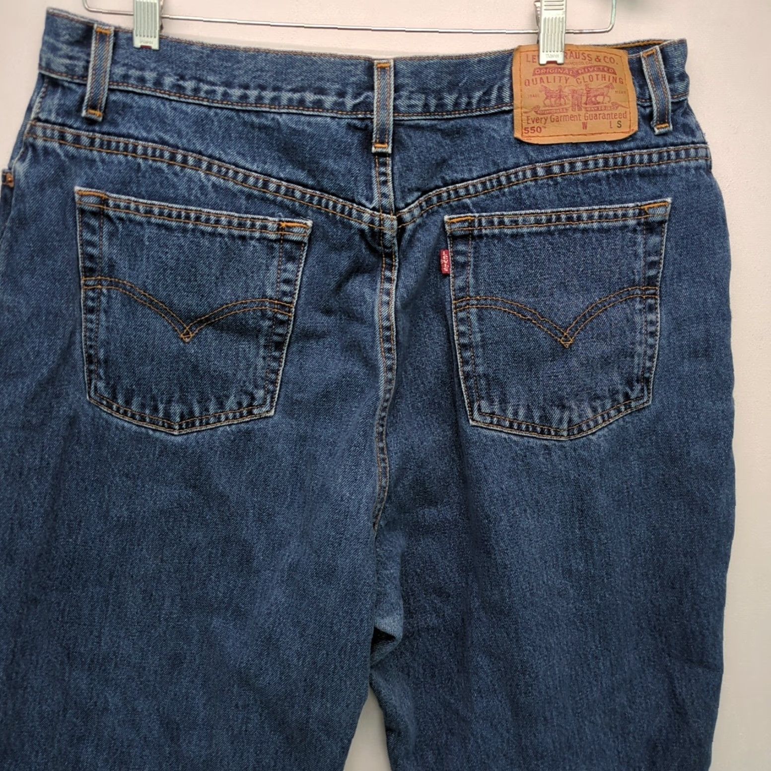 Levi's VINTAGE Levi's 550 Jeans Women Size 18WS Medium Wash Straight Leg 1999 Model Levi's 550 Womens Jeans Trend Mom Fit Mens? Size 40" / US 18 - 6 Thumbnail