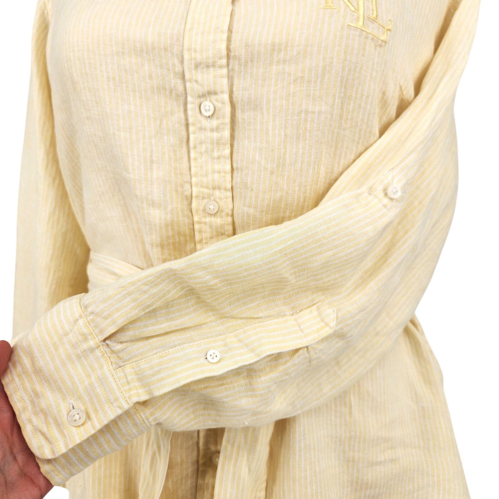 Ralph Lauren Lauren Ralph Lauren Women Linen Button Shirt Plus Size 1X Size XL / US 12-14 / IT 48-50 - 5 Thumbnail