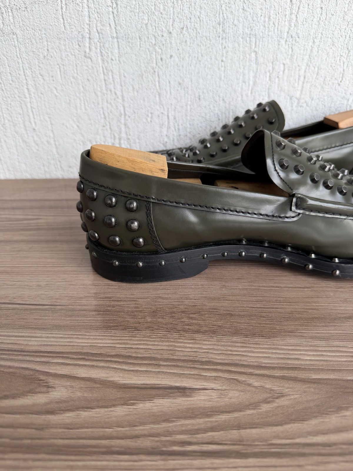Prada 🔋❗️ Archival 🕷️Studded loafers Size US 10 / EU 43 - 14 Thumbnail