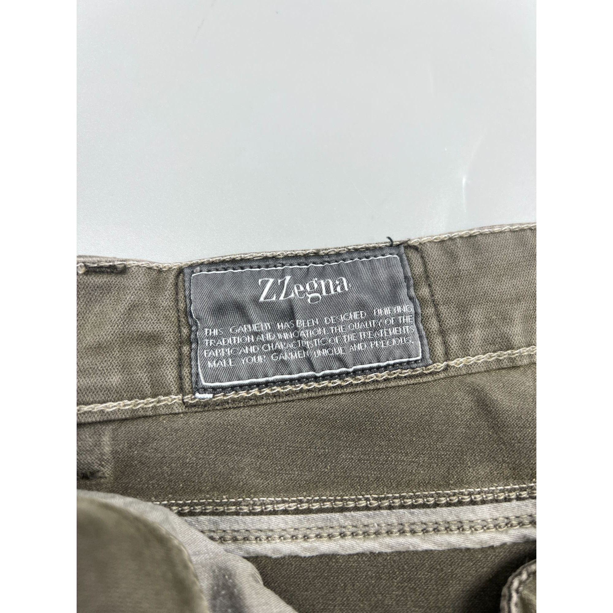 Z Zegna ZZegna Green Cotton Pants (Y0952) Size US 36 / EU 52 - 9 Thumbnail