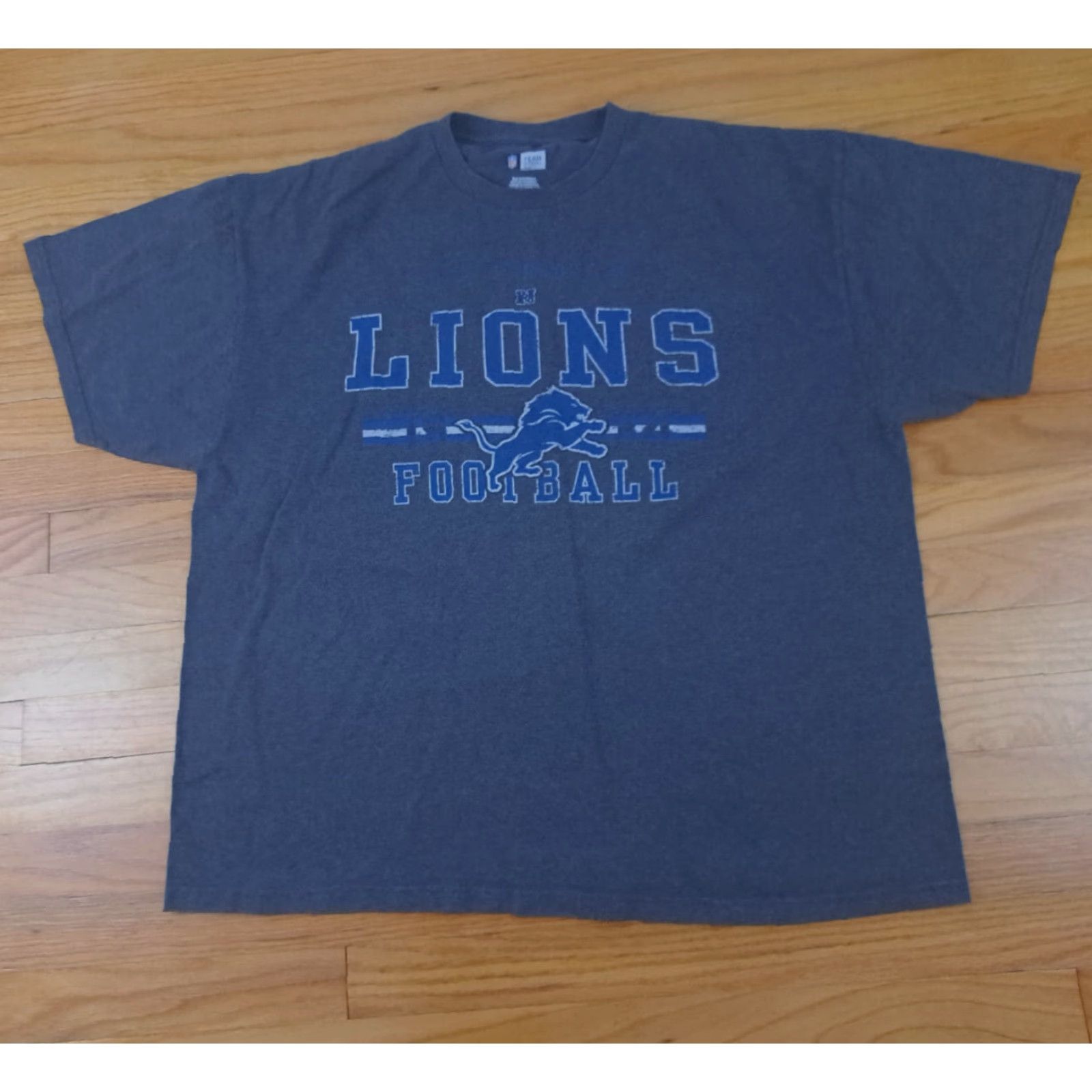 NFL NFL Detroit Lions Football T-Shirt 2XL Black Unisex Adults Night Train Football Theme Mens/Womens? Size US XXL / EU 58 / 5 - 2 Thumbnail