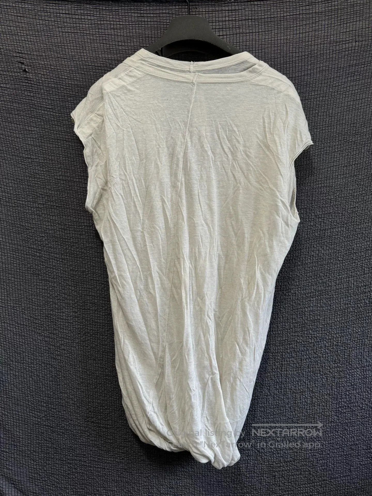 Rick Owens Rick Owens Double Layer V-Neck Tank. Size XS / US 0-2 / IT 36-38 - 2 Thumbnail