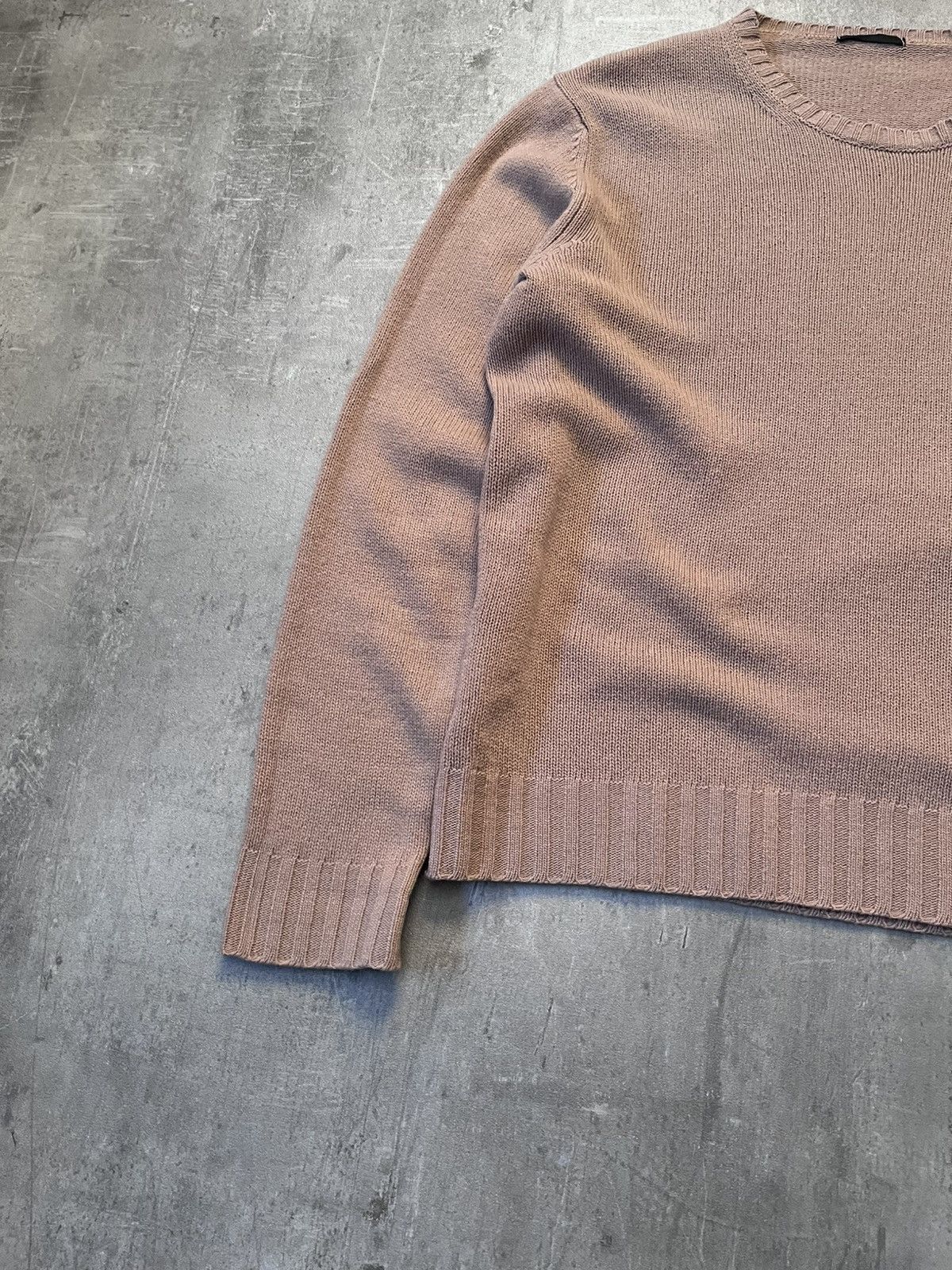 Helmut Lang Helmut Lang vintage brown sweater 00s wool Size US M / EU 48-50 / 2 - 2 Thumbnail