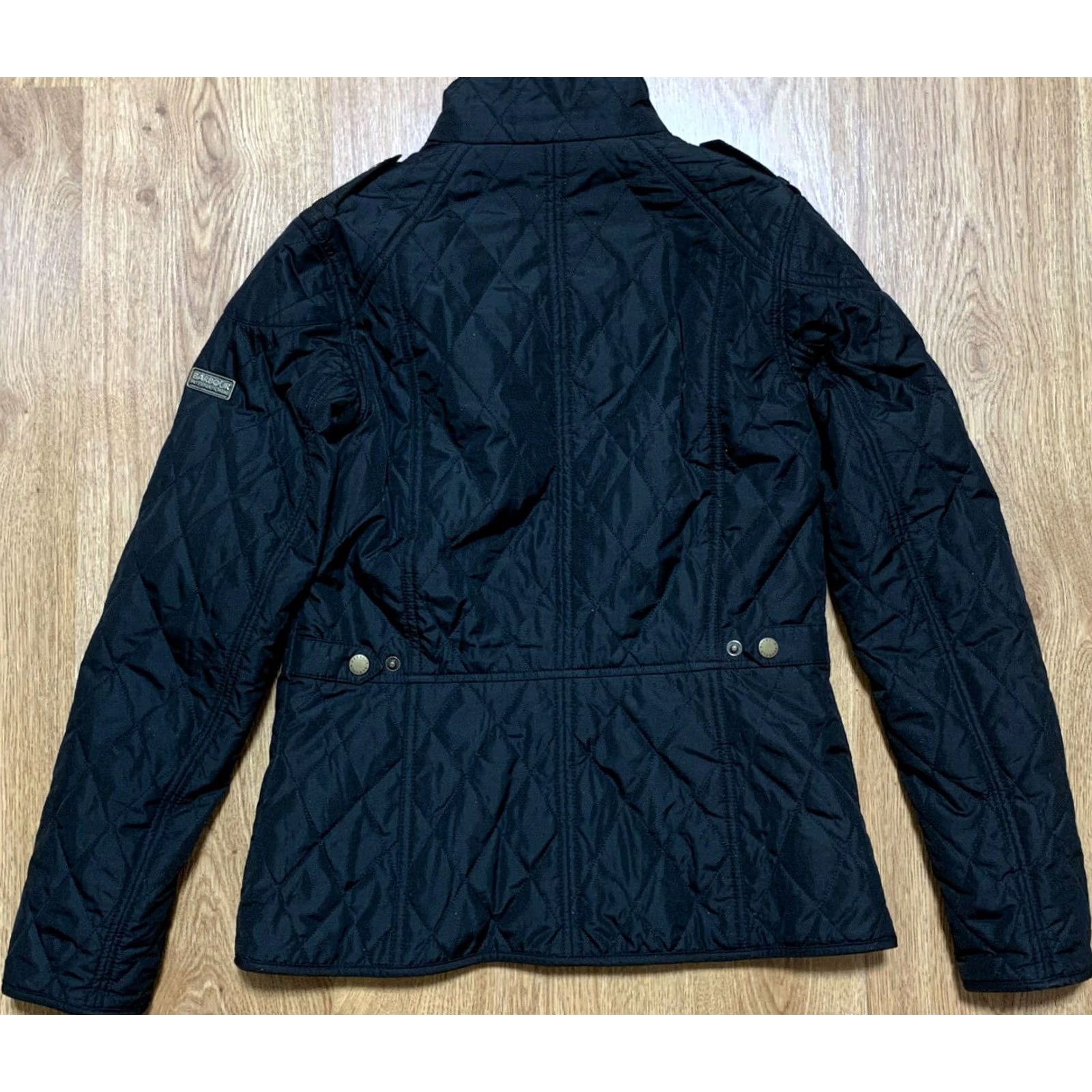 Barbour Barbour Barbour Drax Quilt Jacket Women S Black Quilted USA Theme 90s Vintage No Mens Womens Size S / US 4 / IT 40 - 3 Thumbnail