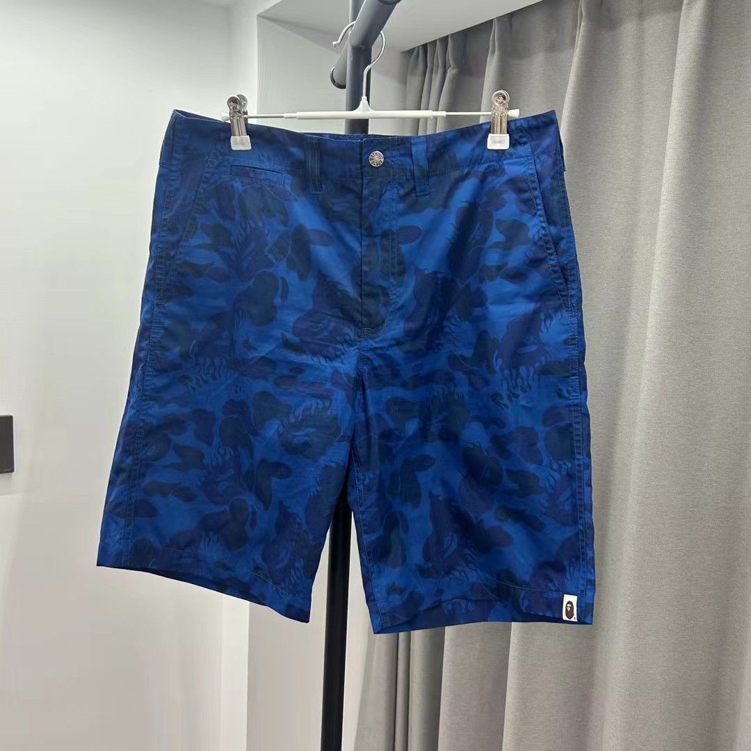 Bape FIRE CAMO SHORTS Size US 31 - 1 Thumbnail