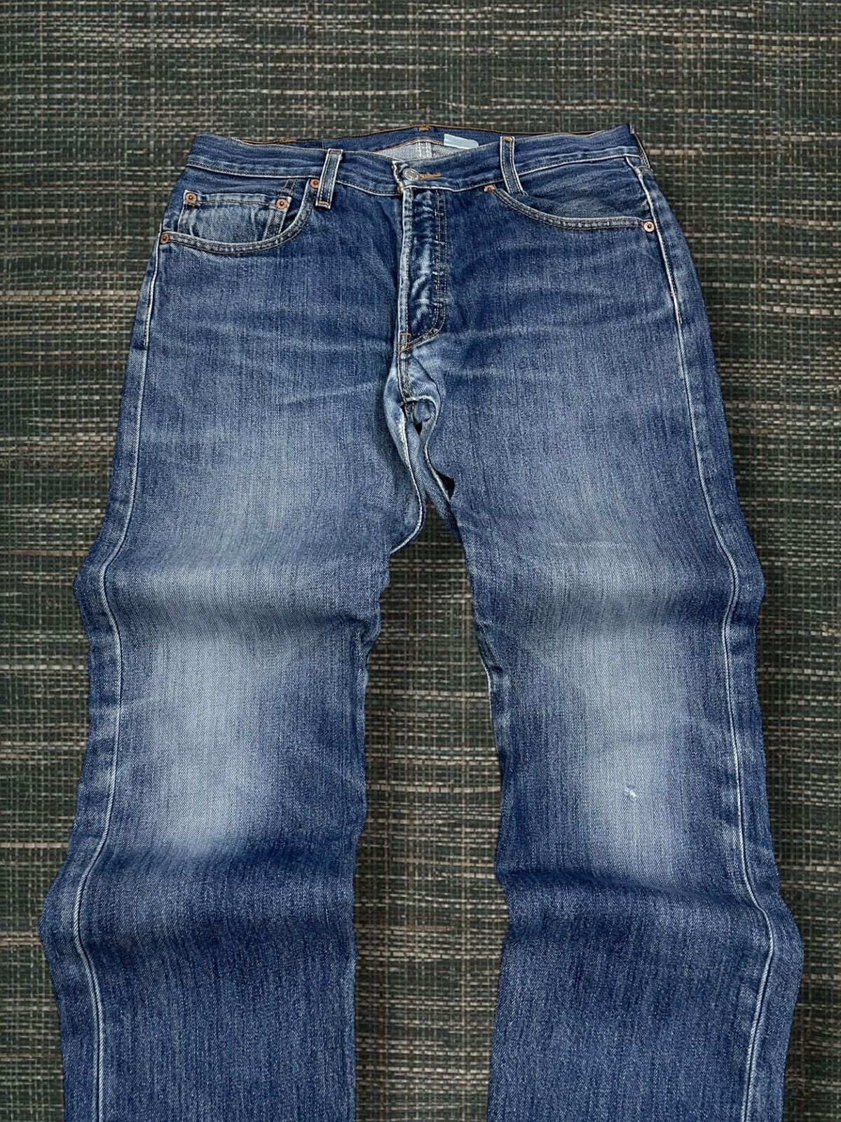 Levi's Vintage Clothing Vintage Original Levis 501 Designer Distressed Blue Denim Size US 31 - 4 Thumbnail