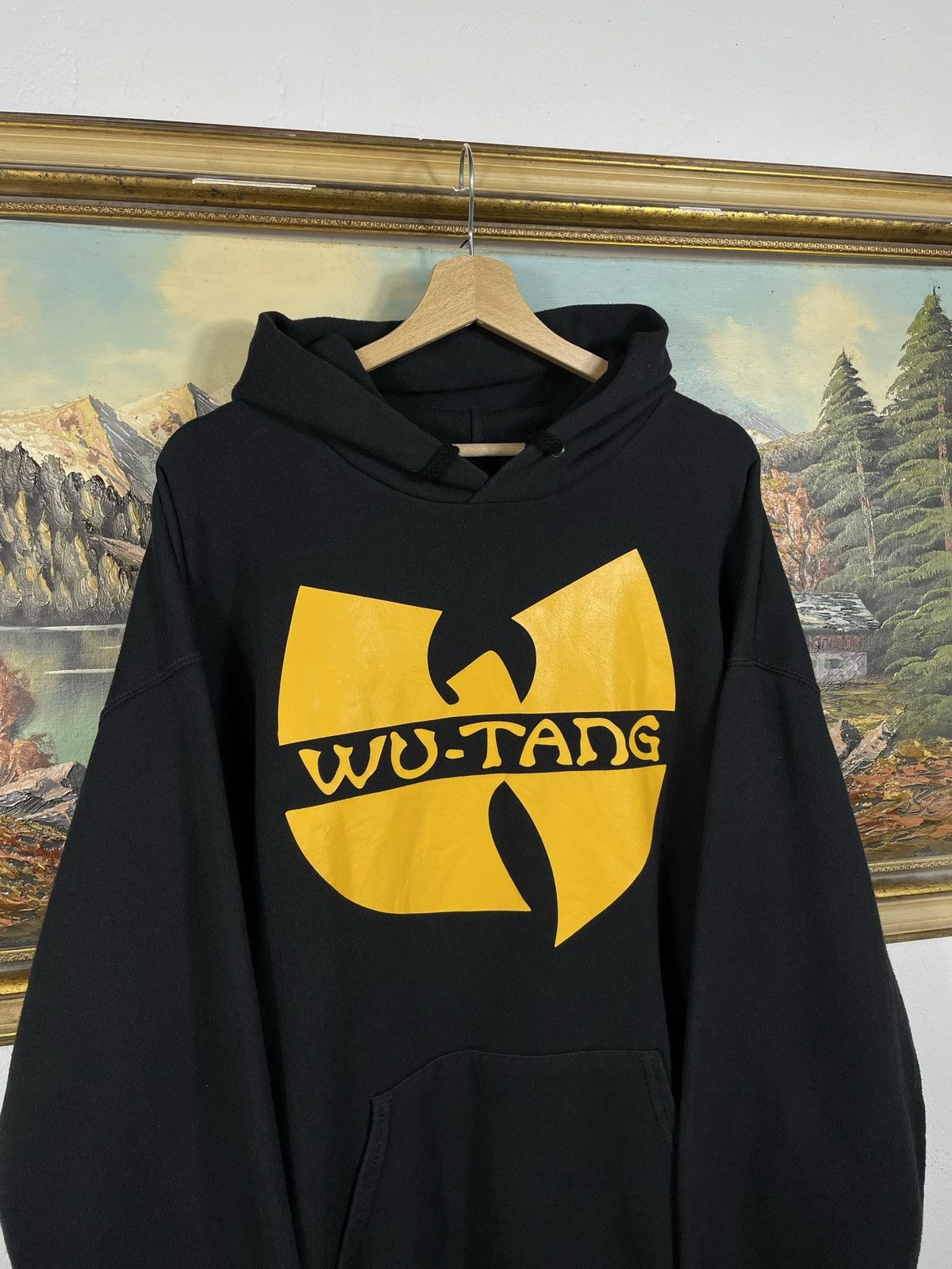 Vintage × Wu-Tang Clan Wu-Tang Clan Vintage Y2k Black Oversize Hoodie Sweatshirt Size US XXL / EU 58 / 5 - 4 Thumbnail
