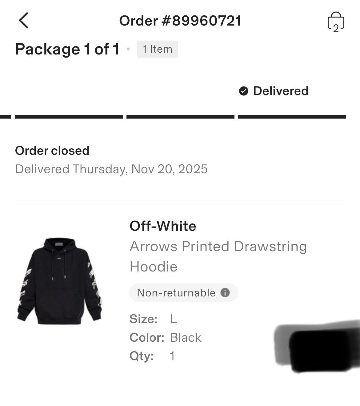 Off-White Off-White Arrows Printed Hoodie Size US L / EU 52-54 / 3 - 8 Thumbnail