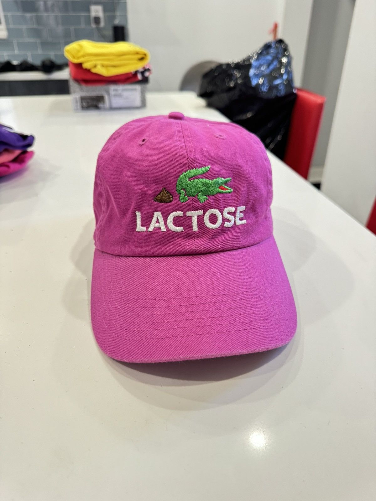 Other Lactose Dad Hat in Fuscia Size ONE SIZE - 1 Thumbnail