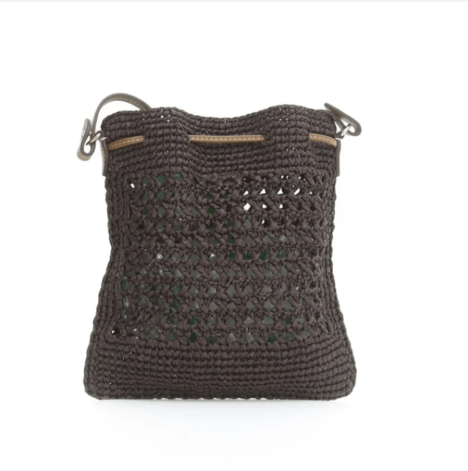Miu Miu MIU MIU Mini Raffia Bucket Handbag Size ONE SIZE - 3 Thumbnail