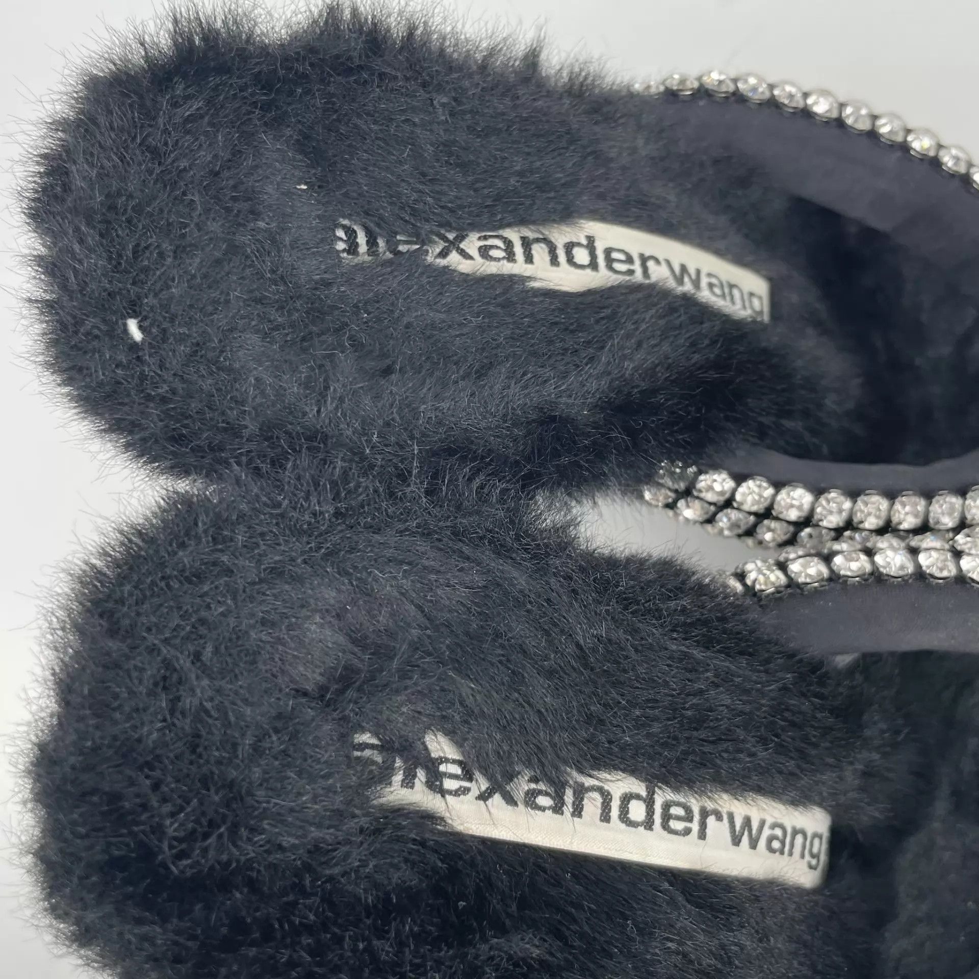 Alexander Wang Alexander Wang Pointed Toe Fur Heels Black 37 Size US 6.5 / IT 36.5 - 7 Thumbnail