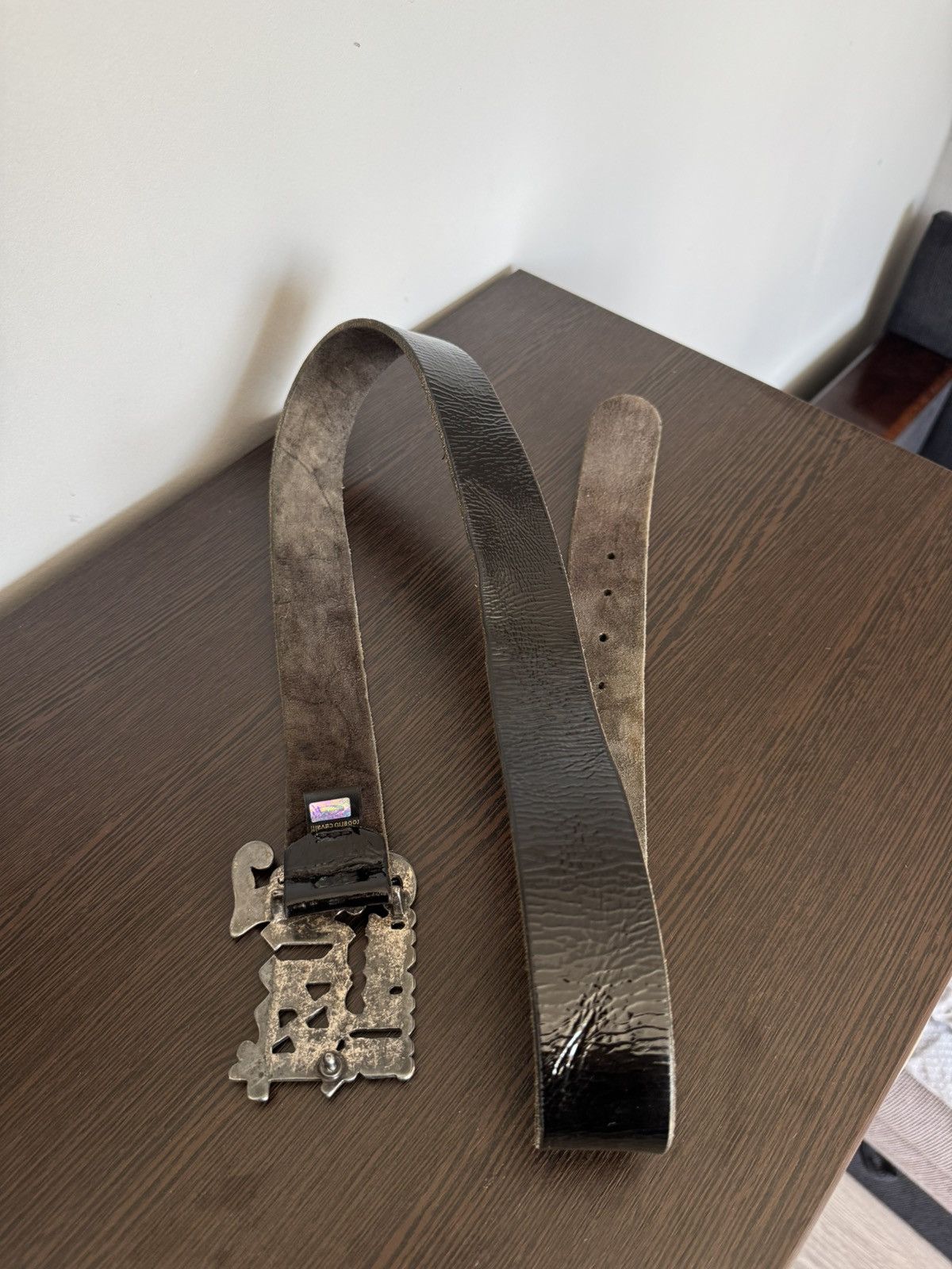Just Cavalli Just Cavalli Big Buckle Leather belt Size ONE SIZE - 10 Thumbnail