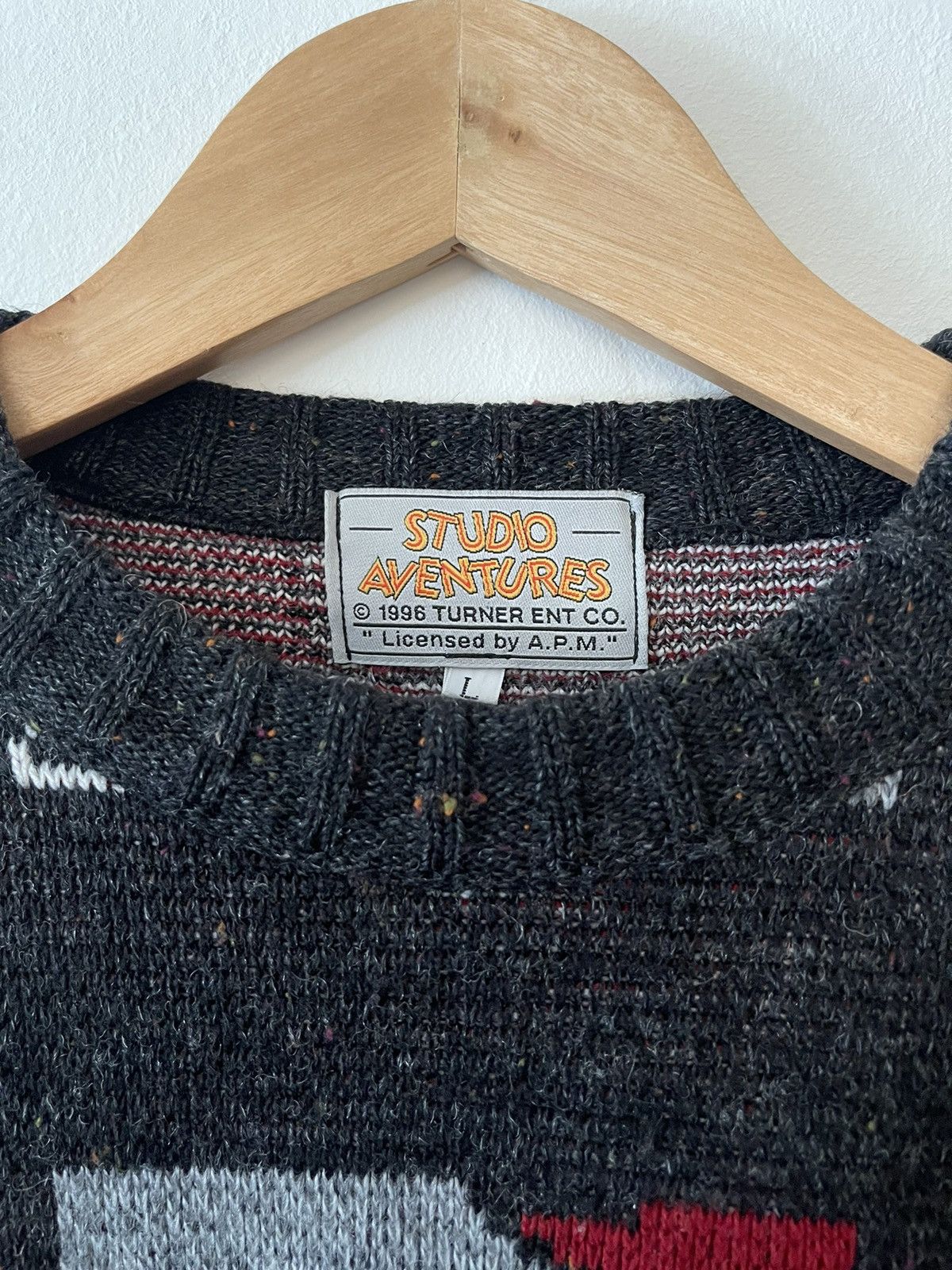 Other Vintage Studio Adventures Droopy 1996 Knit Sweater - Size L Size US L / EU 52-54 / 3 - 3 Thumbnail