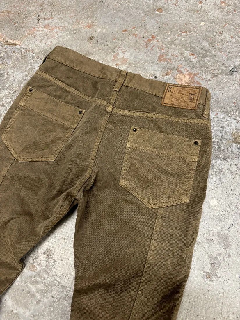 Designer × Dolce & Gabbana × Vintage SS2003 Dolce & Gabbana Faded Brown Army Pants Size US 31 - 7 Thumbnail