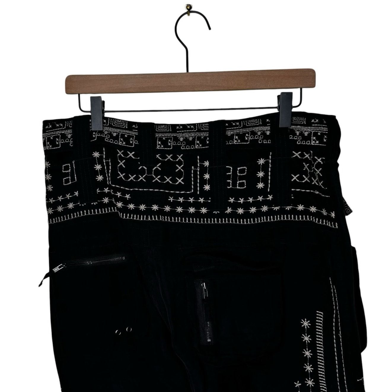Johnny Was JOHNNY WAS BLAKE CARGO PANT Black Size 8 Size 30" / US 8 / IT 44 - 5 Thumbnail