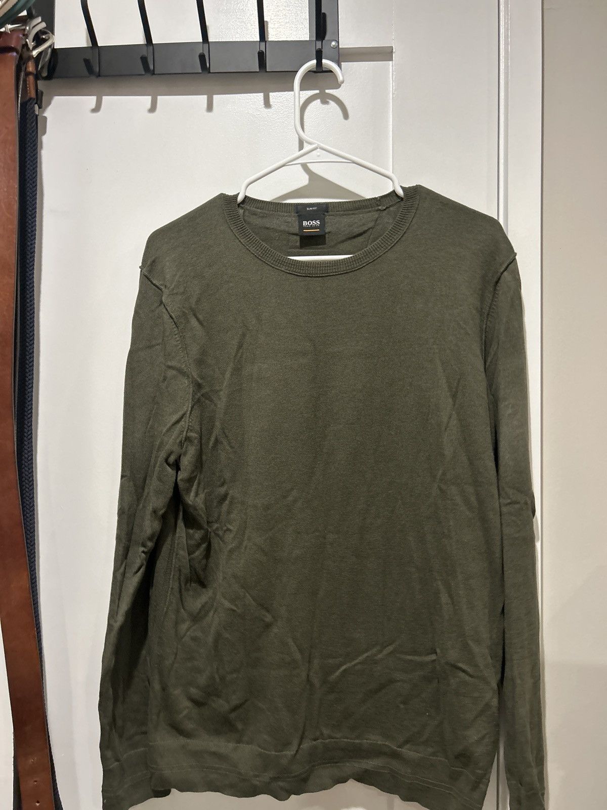 Hugo Boss Huge Boss L Green Sweater Size US L / EU 52-54 / 3 - 1 Thumbnail