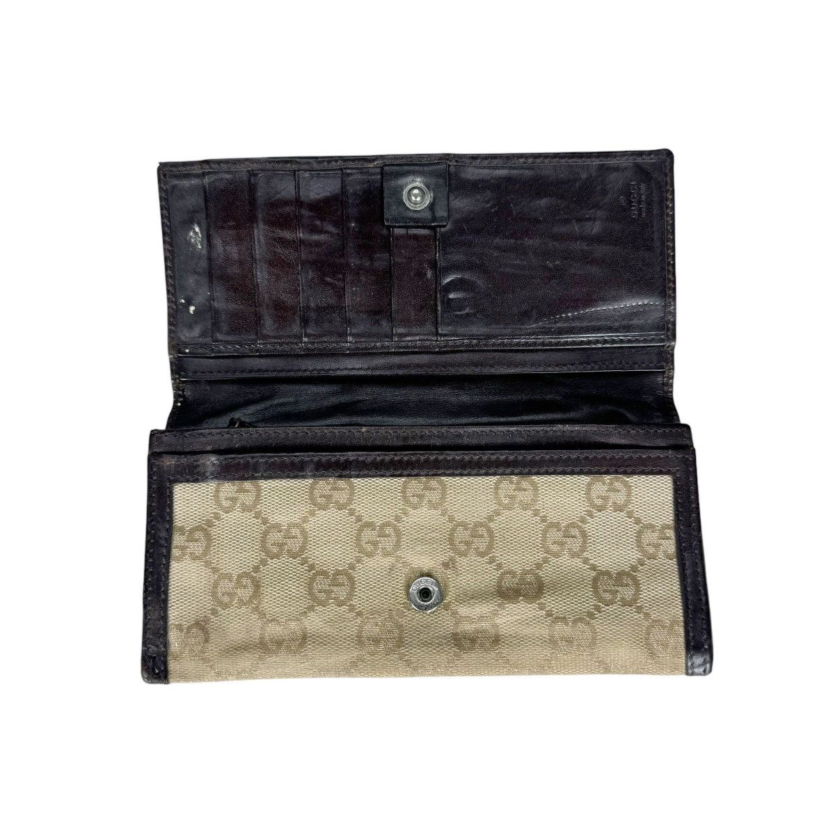 Gucci 🌟GUCCI MONOGRAM GG LONG WALLET Size ONE SIZE - 9 Thumbnail