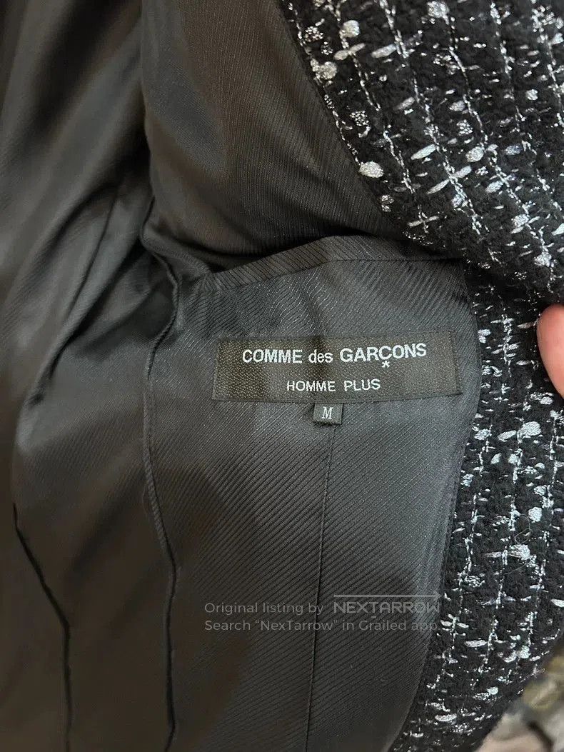 Comme des Garcons Comme des Garcons Tweed Silver Thread Coat. Size US M / EU 48-50 / 2 - 7 Thumbnail