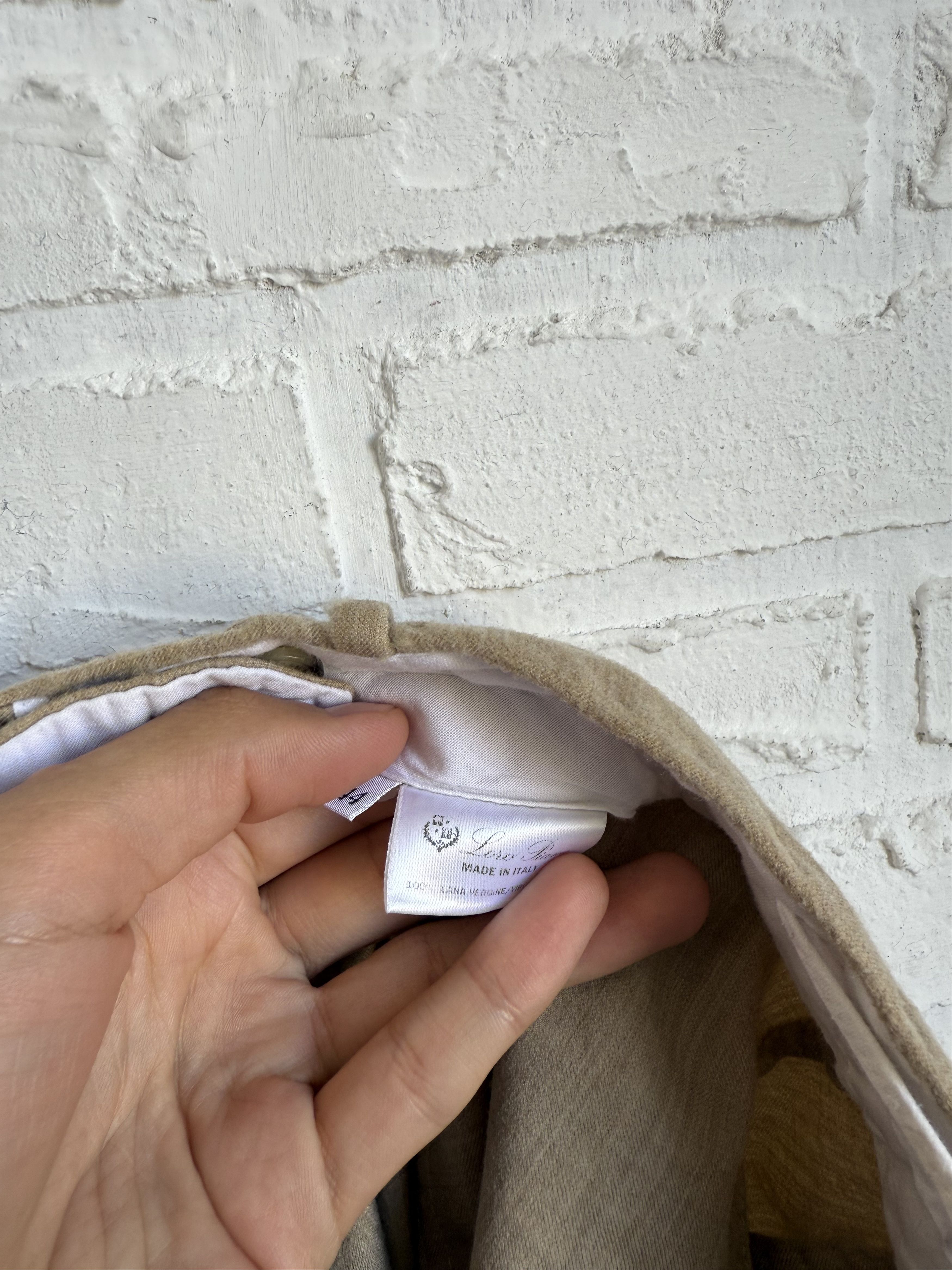 Loro Piana Loro Piana wool trousers beige Size 30" / US 8 / IT 44 - 4 Thumbnail