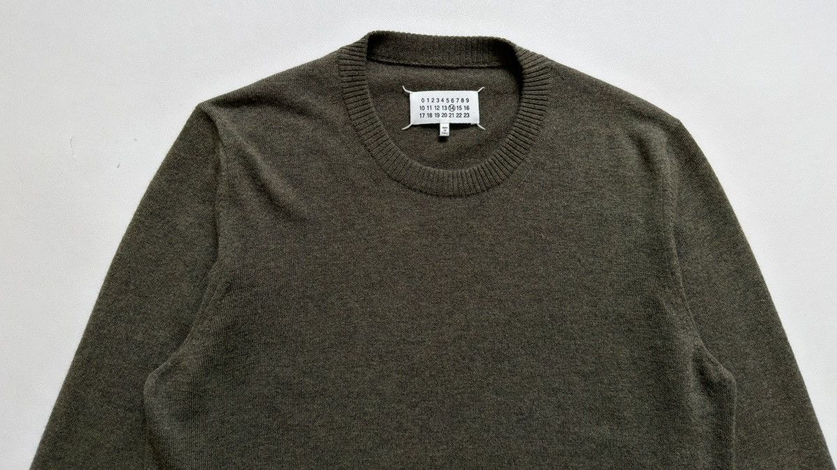 Maison Margiela A/W 16 Moss Green Wool Sweater Size US M / EU 48-50 / 2 - 3 Thumbnail