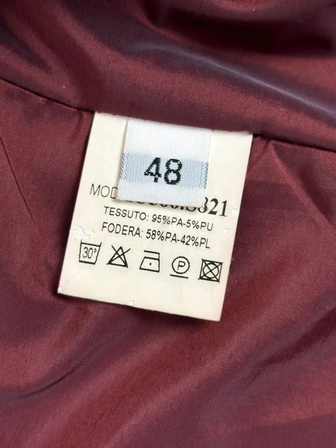 Daniele Alessandrini Daniele Alessandrini Bordeaux Nylon Quilted Jacket Size US S / EU 44-46 / 1 - 11 Thumbnail