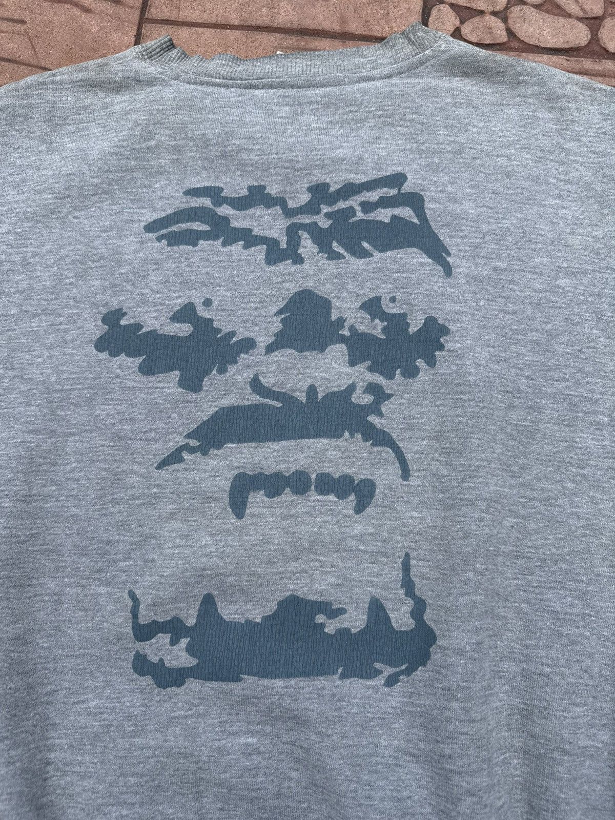 SSUR 💥RARE💥 Vintage 90’s SSUR Rebel Ape Heather Gray Sweatshirt Size US L / EU 52-54 / 3 - 10 Thumbnail