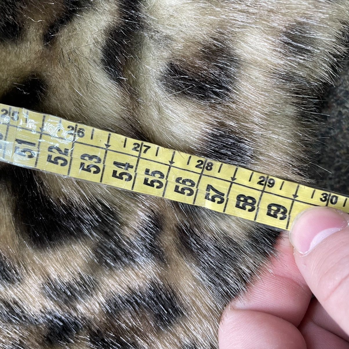 Genuine Leather Vintage Y2K Leopard Jacket Furry Mohair BALENCIAGA Style Size M / US 6-8 / IT 42-44 - 7 Thumbnail