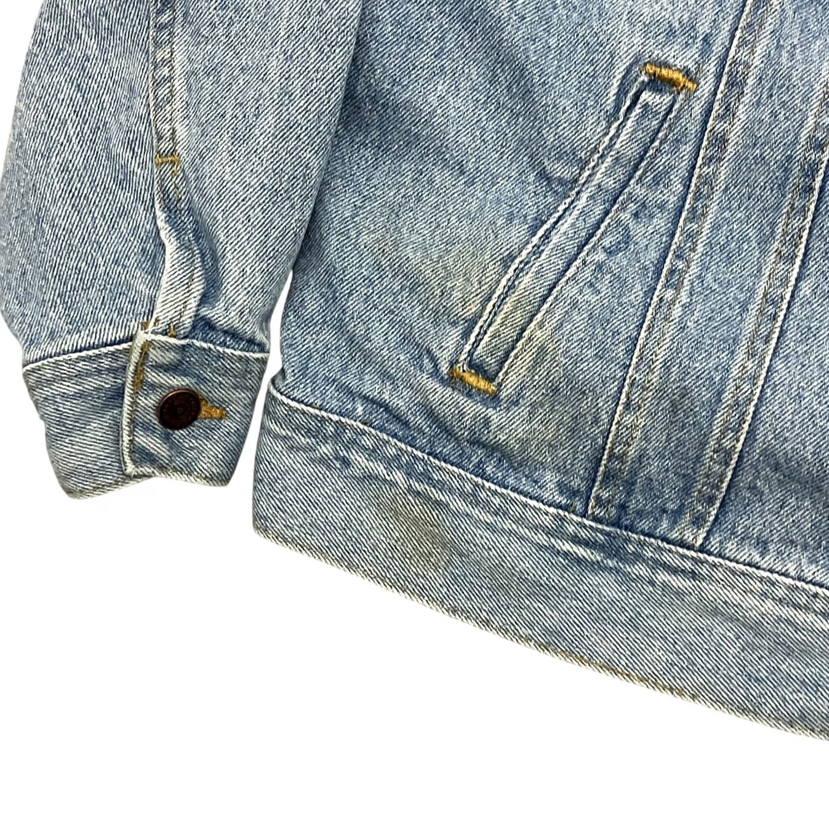 Lee Vintage Lee Jacket XL Blue Denim Trucker Western Made in USA Mens Size US XL / EU 56 / 4 - 5 Thumbnail