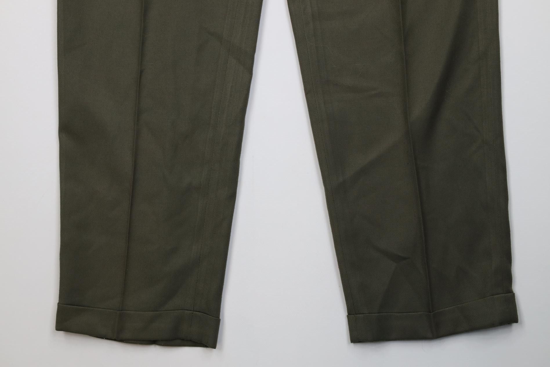 Vintage Vintage 90s Streetwear Gabardine Blend Knit Chino Pants Size US 31 - 4 Thumbnail