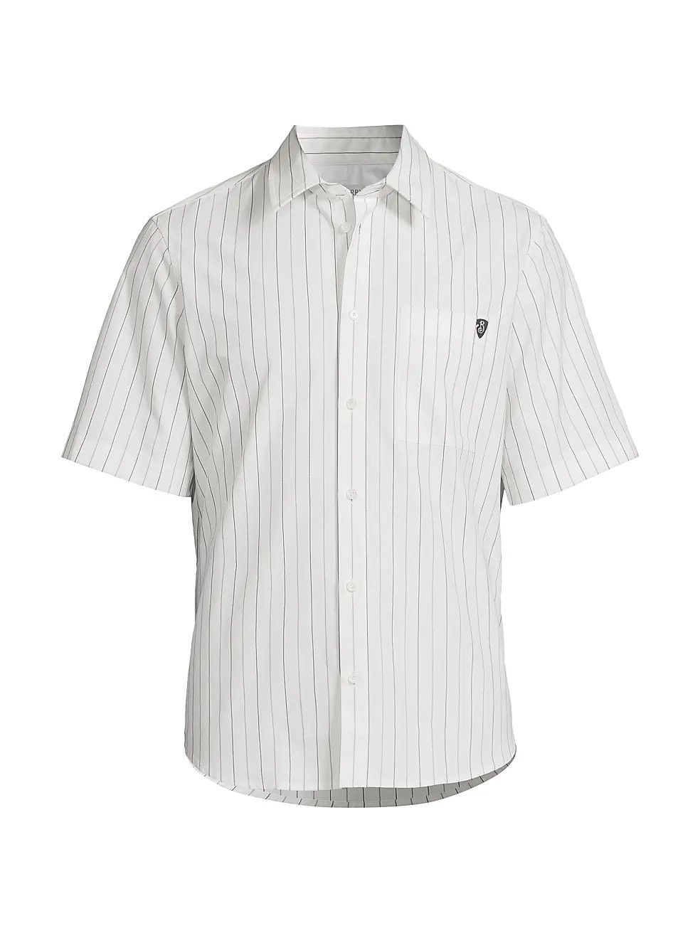 Burberry os11x0326 Cotton Button-Front Shirt in White Size US XL / EU 56 / 4 - 1 Preview
